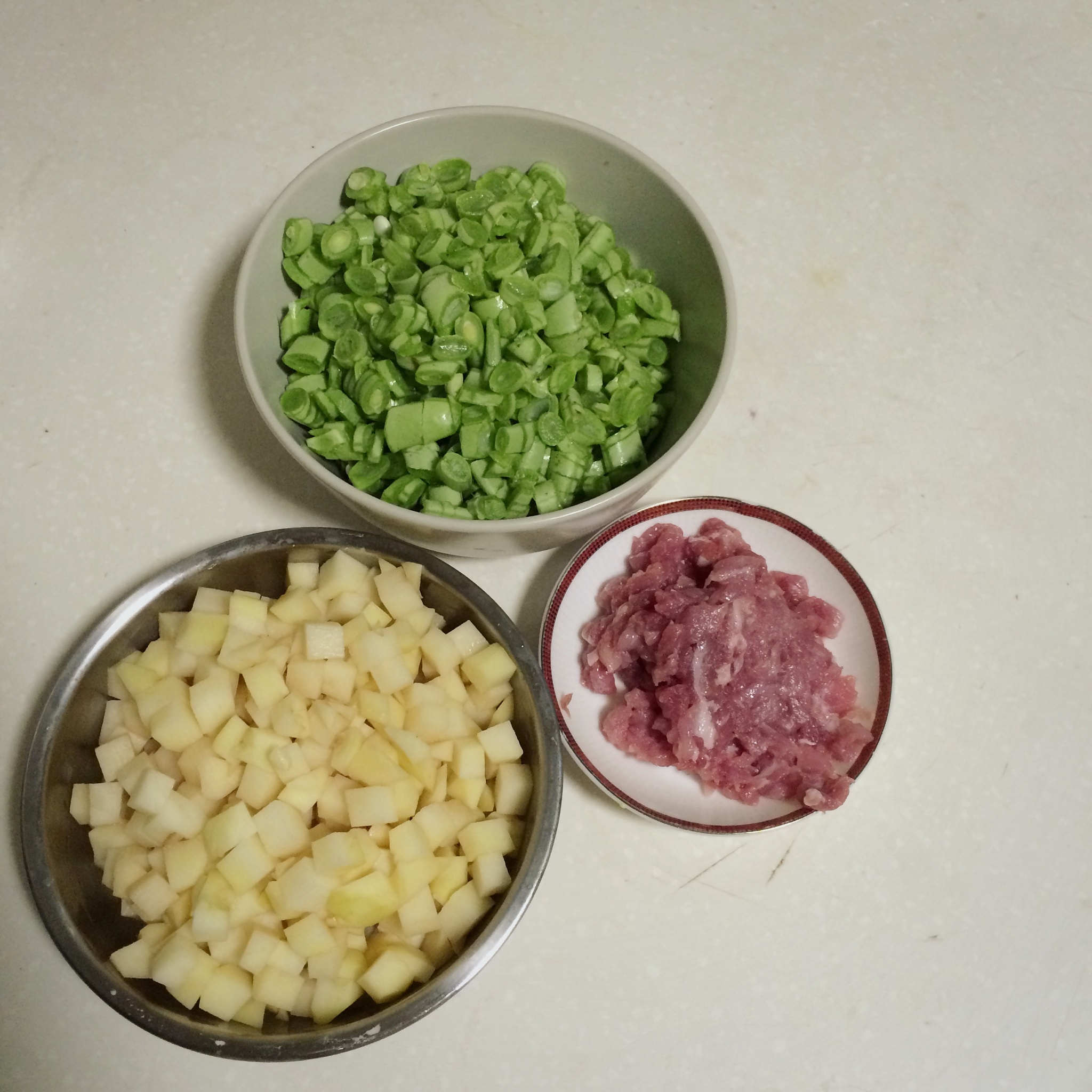 芸豆土豆炒飯的做法 步骤2