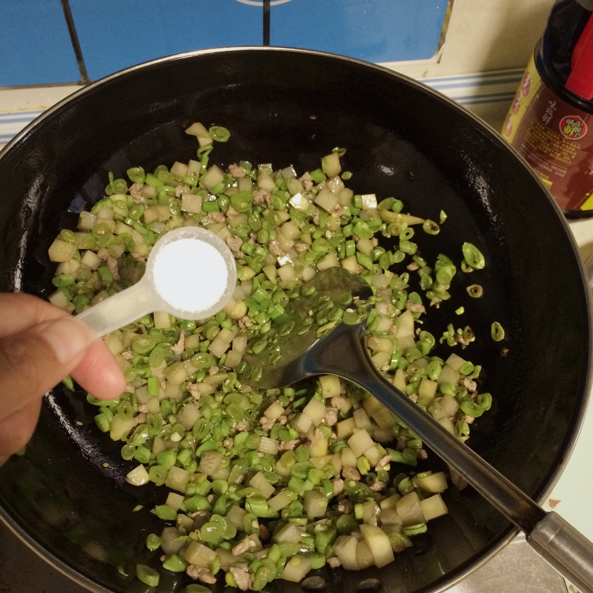 芸豆土豆炒飯的做法 步骤5