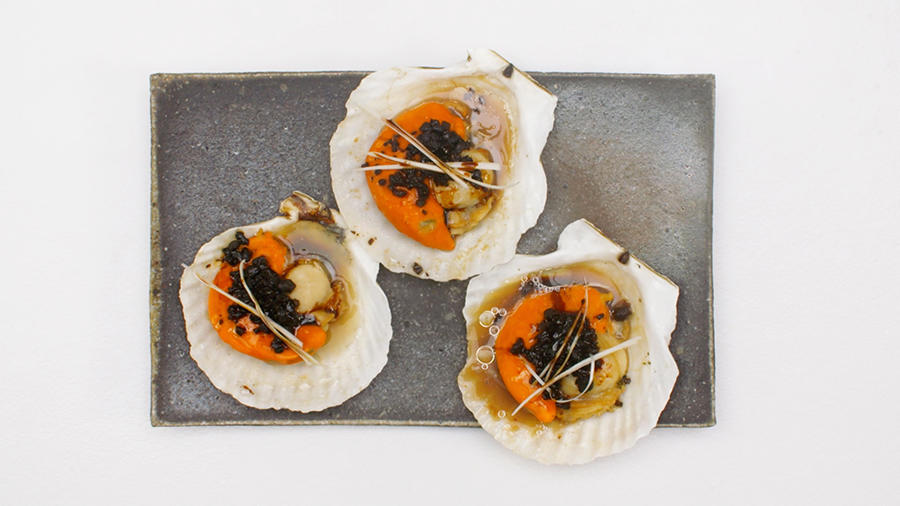 蔥香豆豉蒸扇貝 與 蒜泥粉絲蒸扇貝｜美食臺的做法 步骤6