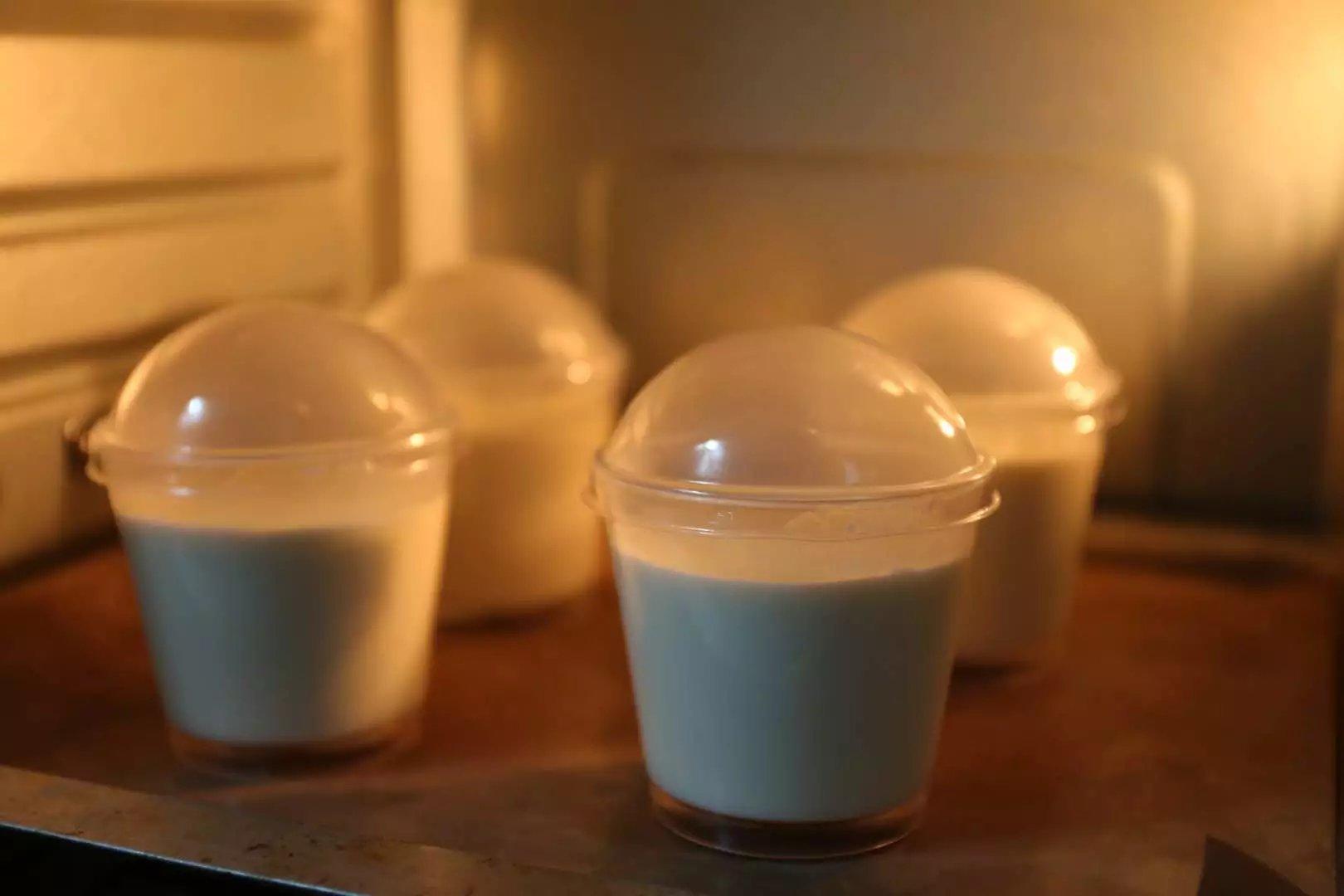香醇濃厚的酸乳酪 完勝老酸奶 （不用酸奶機也可以完成）的做法 步骤3