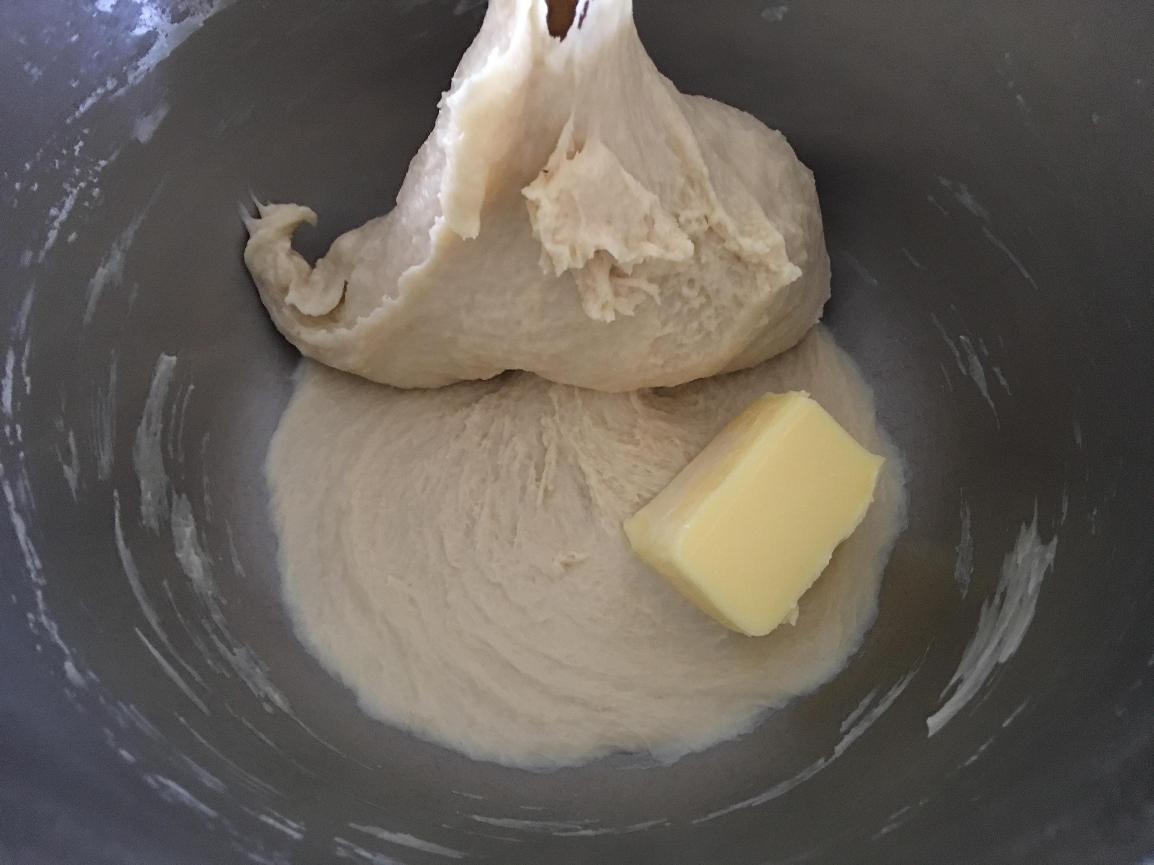 —辮子蜜豆麪包（1次發酵法）--長帝貝貝CRWF32AM烤箱的做法 步骤2