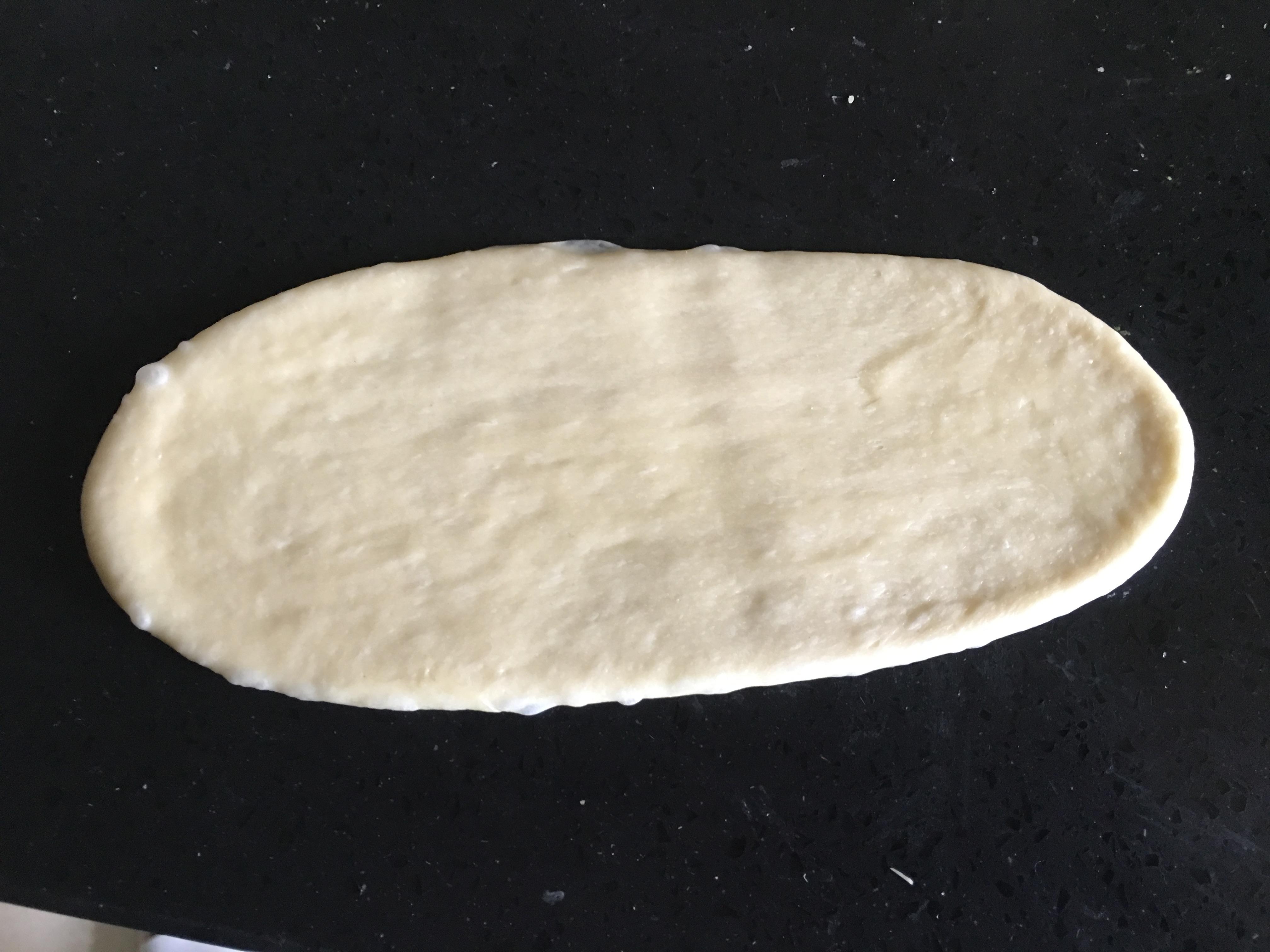 —辮子蜜豆麪包（1次發酵法）--長帝貝貝CRWF32AM烤箱的做法 步骤5