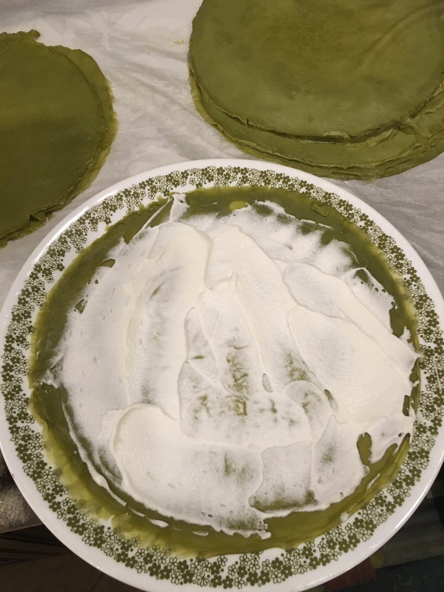 綠茶千層蛋糕的做法 步骤20