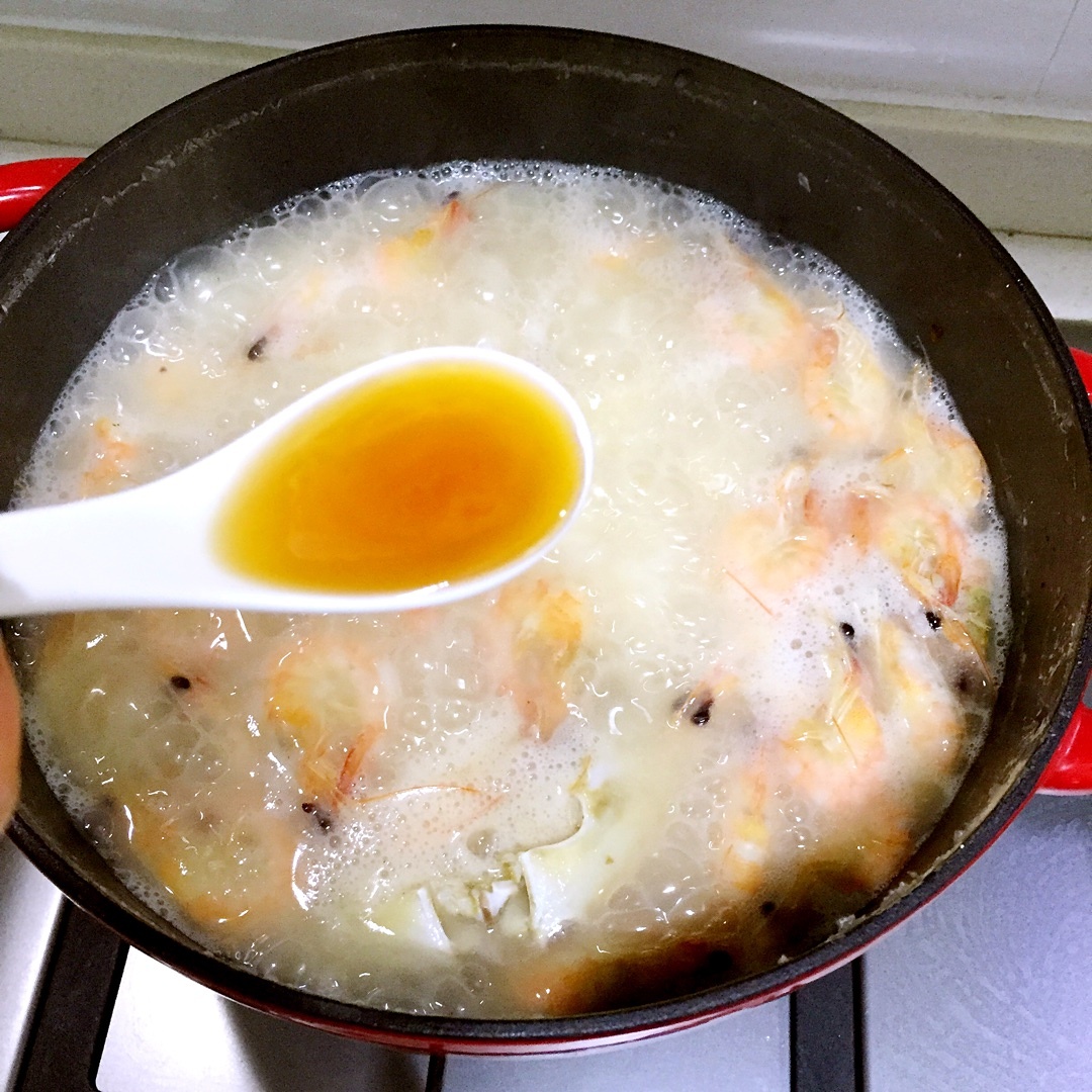 潮汕海鮮粥的做法 步骤8
