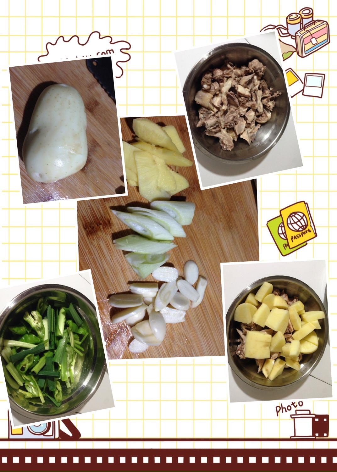 家常菜之——廣式炒雞的做法 步骤1