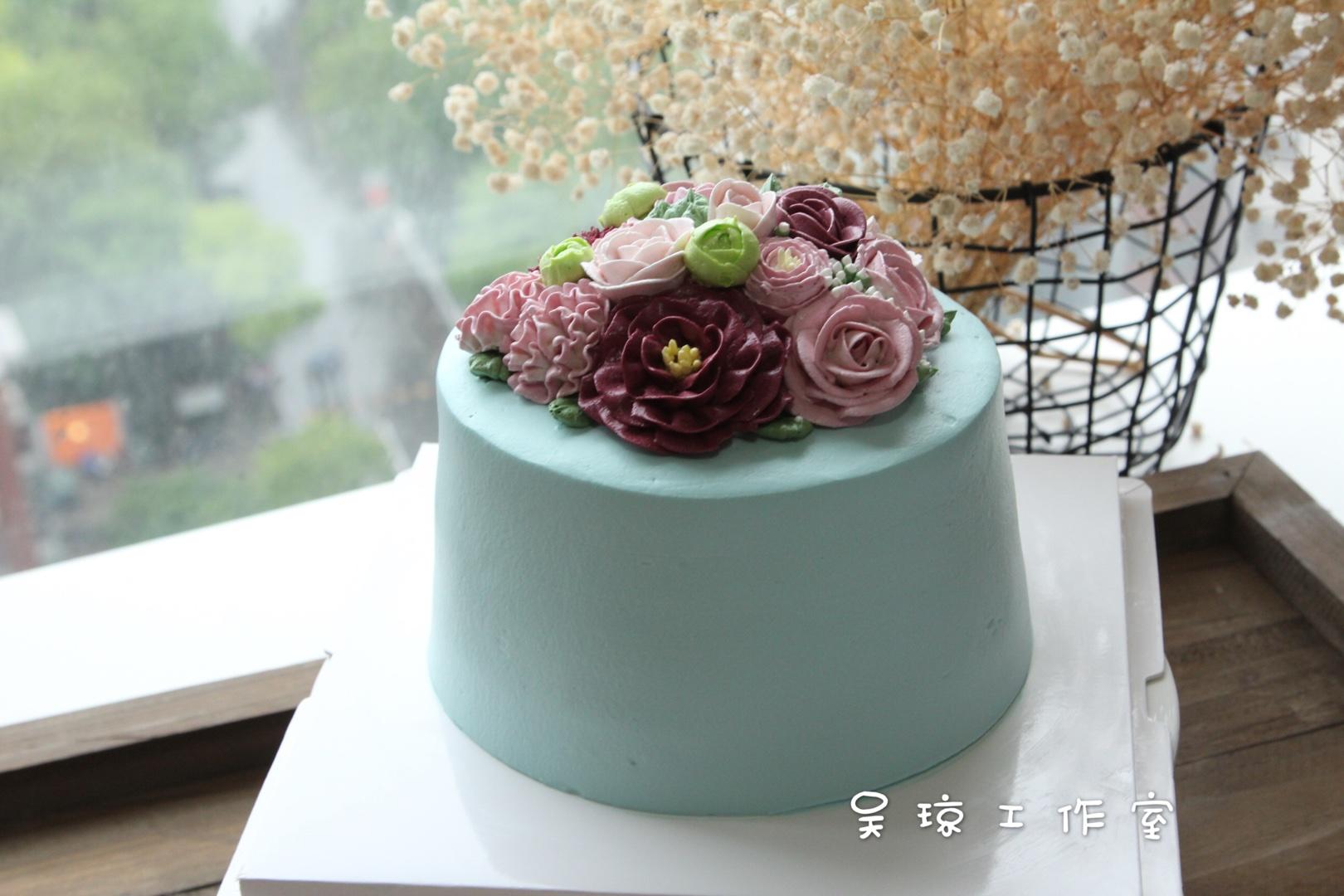 韓式裱花蛋糕欣賞的做法 步骤2