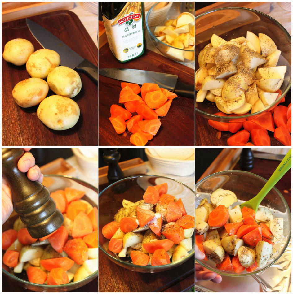 做法簡單的烤箱菜--新奧爾良烤雞腿配時蔬的做法 步骤1