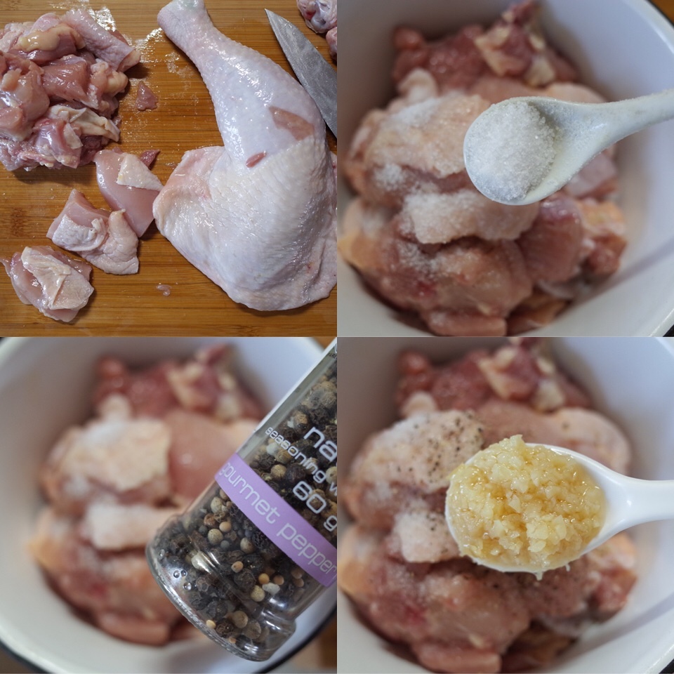 什錦菌菇燴雞肉—松下IH電飯煲AC071的做法 步骤1