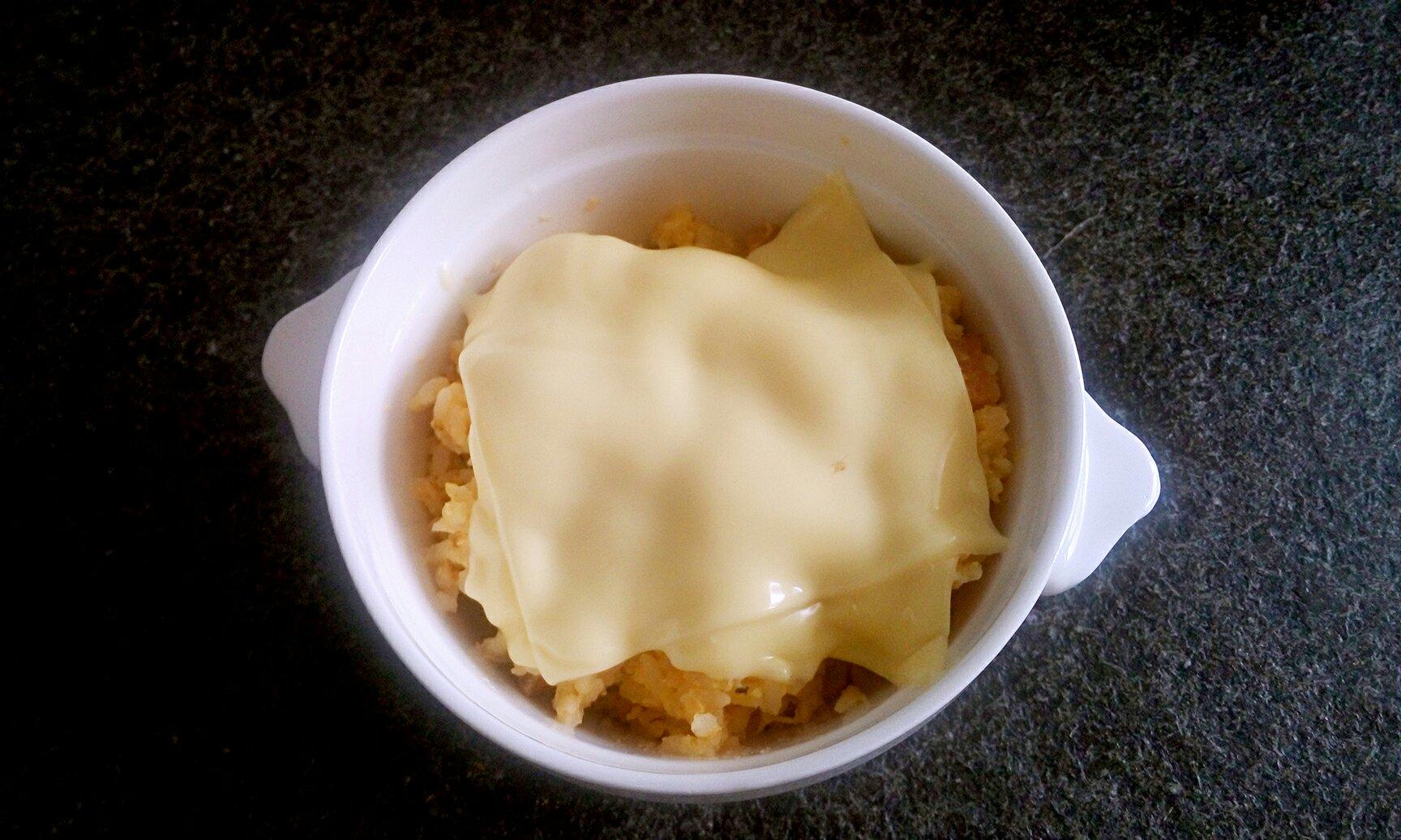 簡易乳酪拌飯的做法 步骤3
