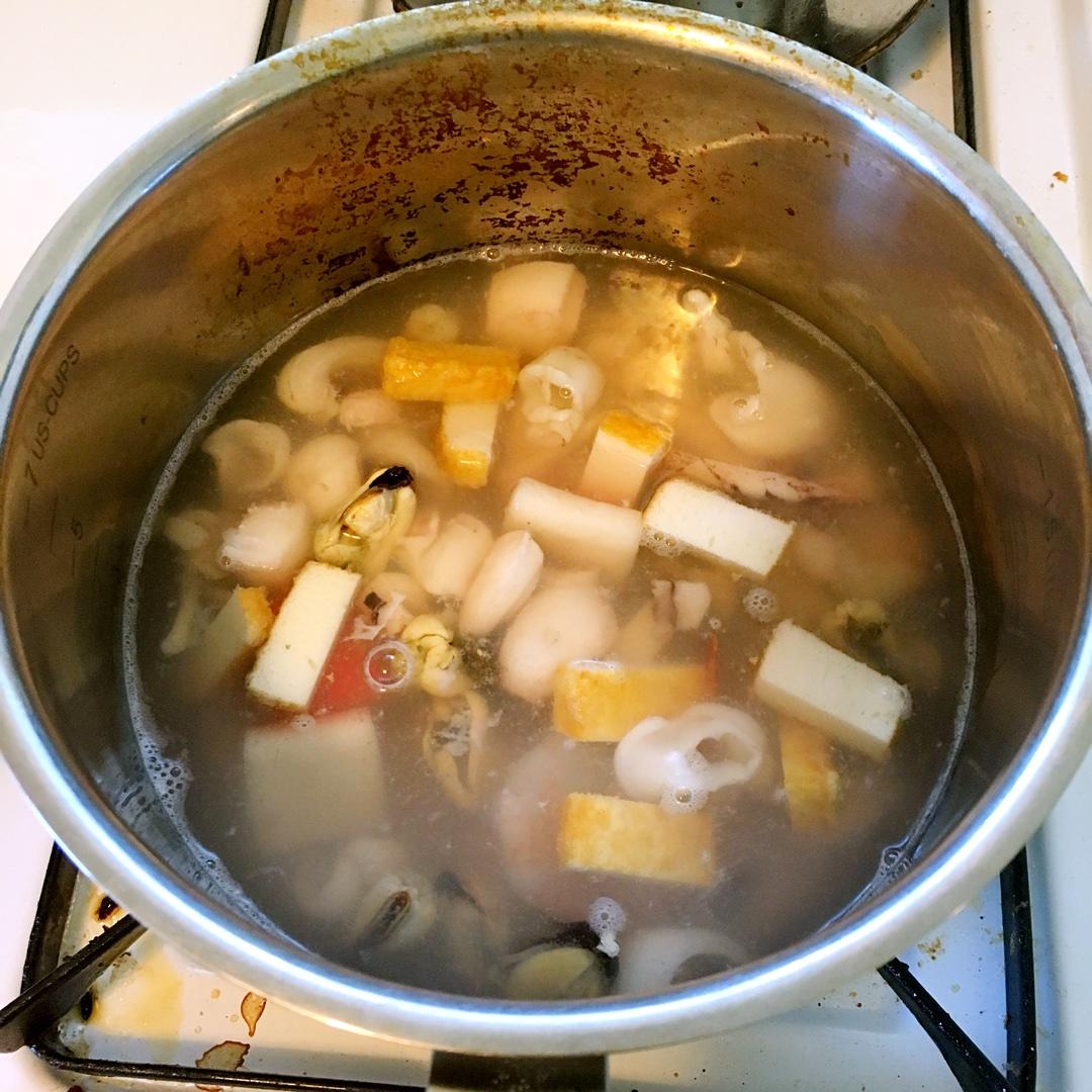 韓式海鮮豆腐湯的做法 步骤2