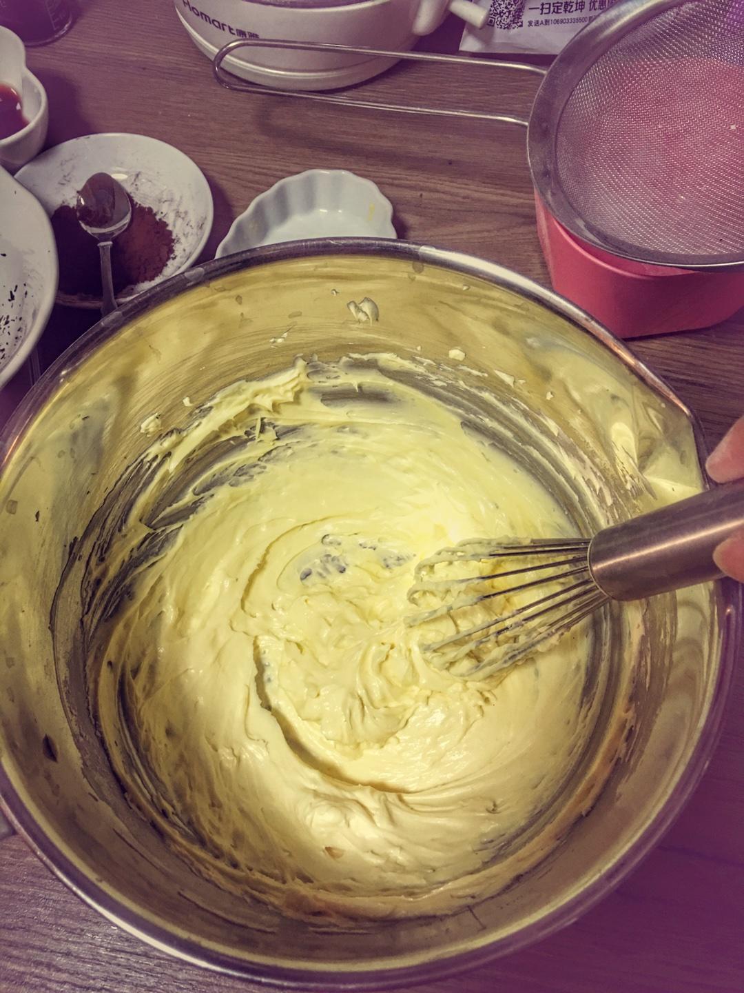 青汁（大麥若葉）蔓越梅磅蛋糕的做法 步骤2