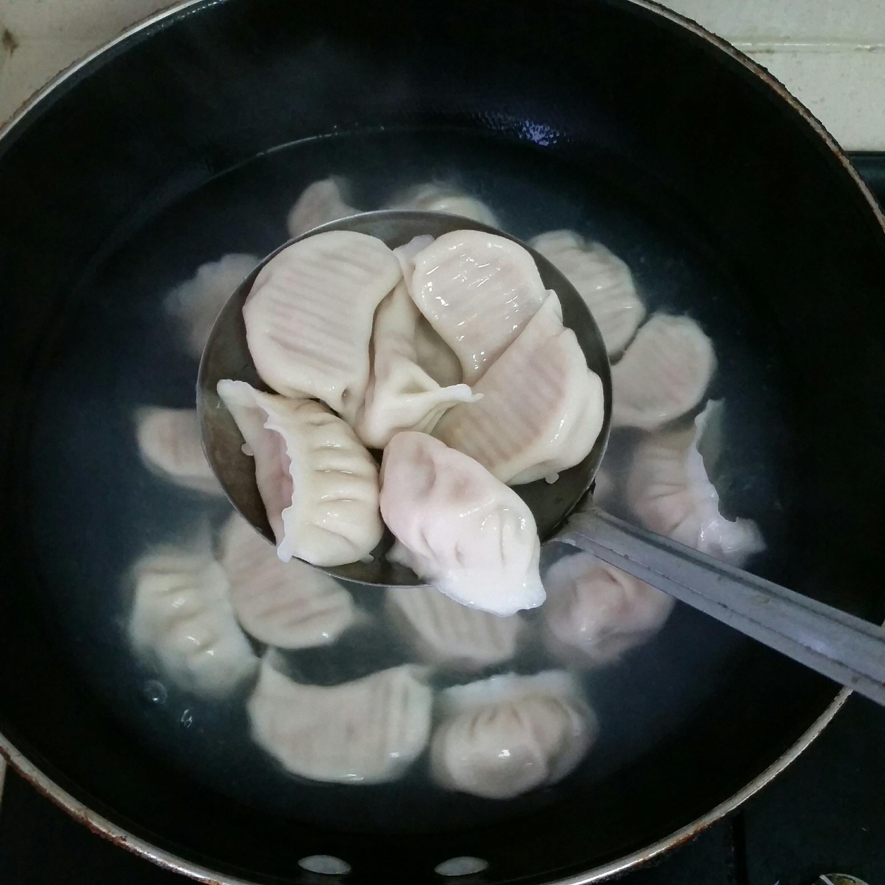 杏鮑菇豬肉水餃的做法 步骤21