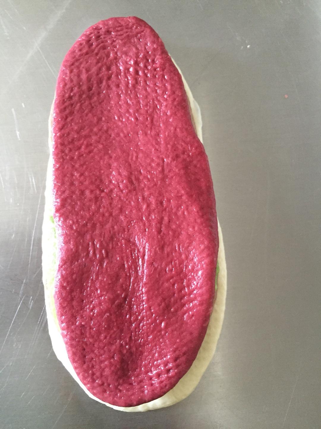 彩色螺紋吐司~天然酵種(波蘭種)的做法 步骤5