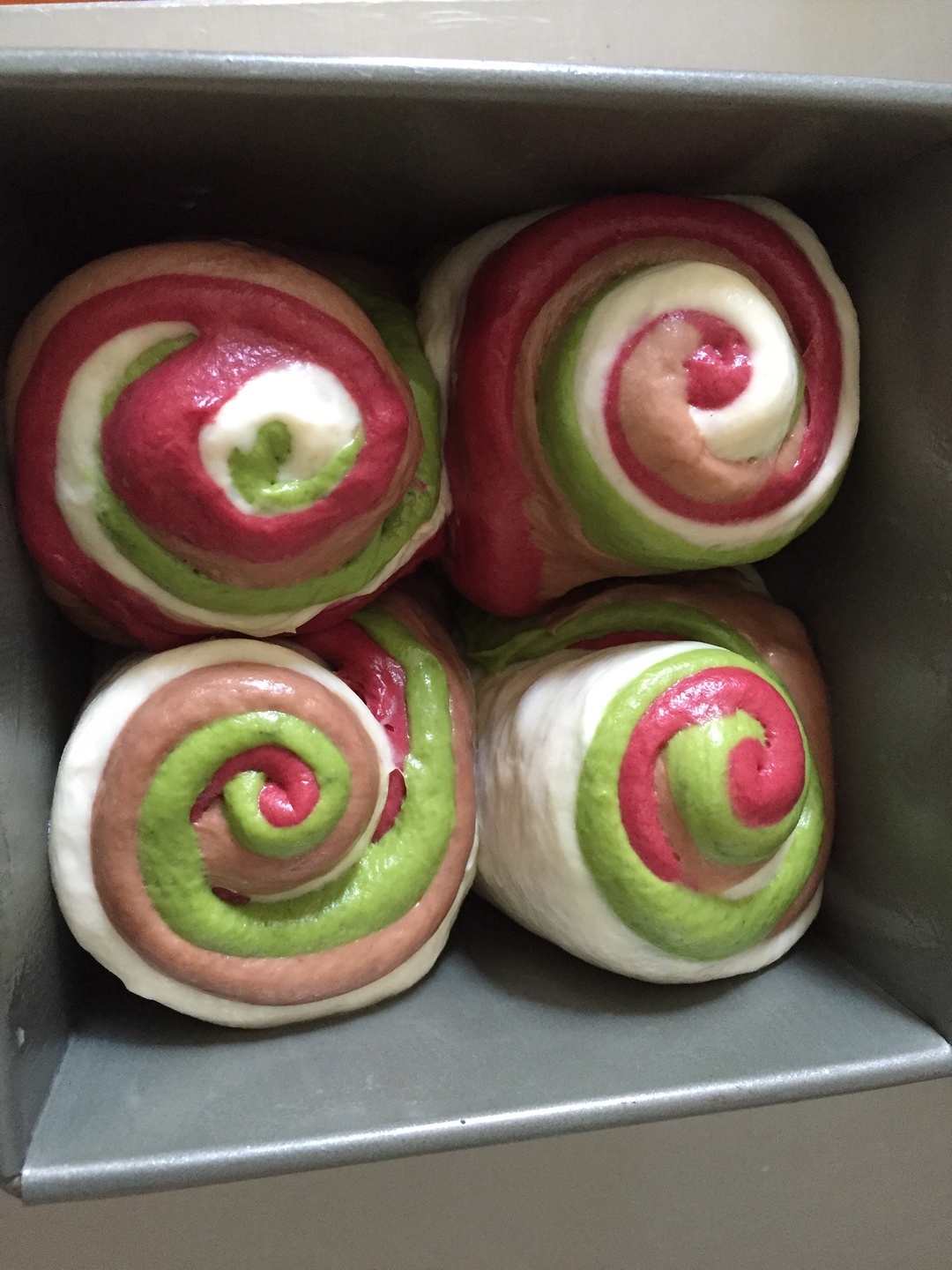 彩色螺紋吐司~天然酵種(波蘭種)的做法 步骤9