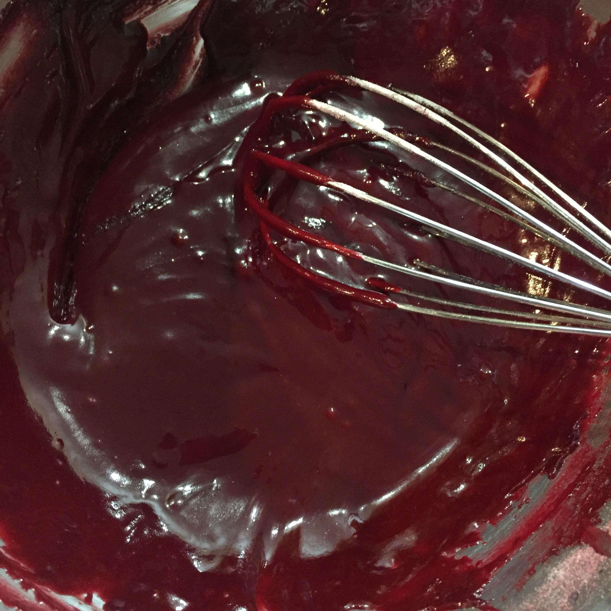 偽紅絲絨蛋糕卷-----紅甜菜根蛋糕卷的做法 步骤4