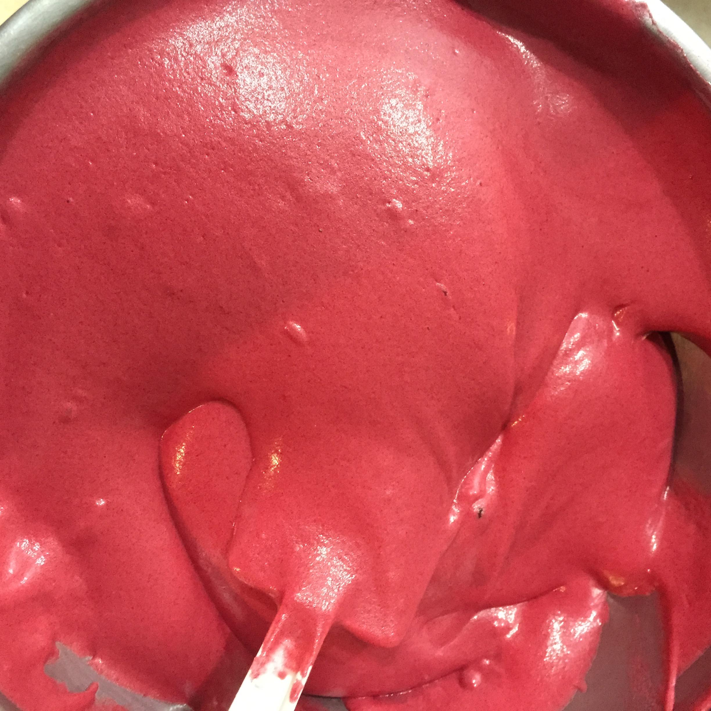 偽紅絲絨蛋糕卷-----紅甜菜根蛋糕卷的做法 步骤7