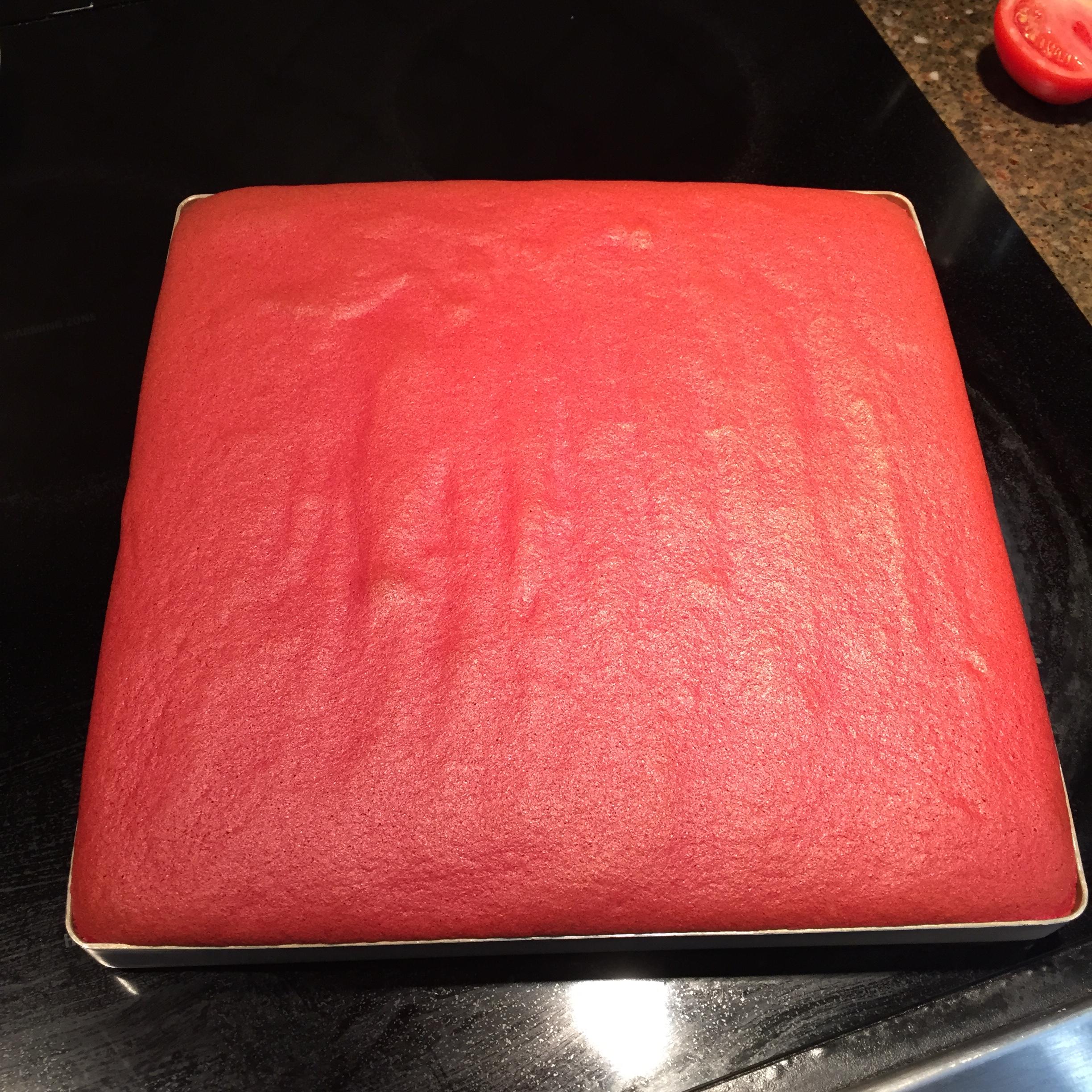 偽紅絲絨蛋糕卷-----紅甜菜根蛋糕卷的做法 步骤9