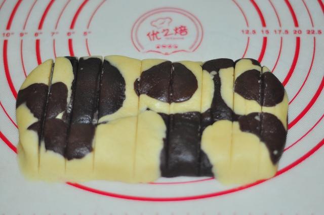 巧克力斑紋餅乾的做法 步骤10