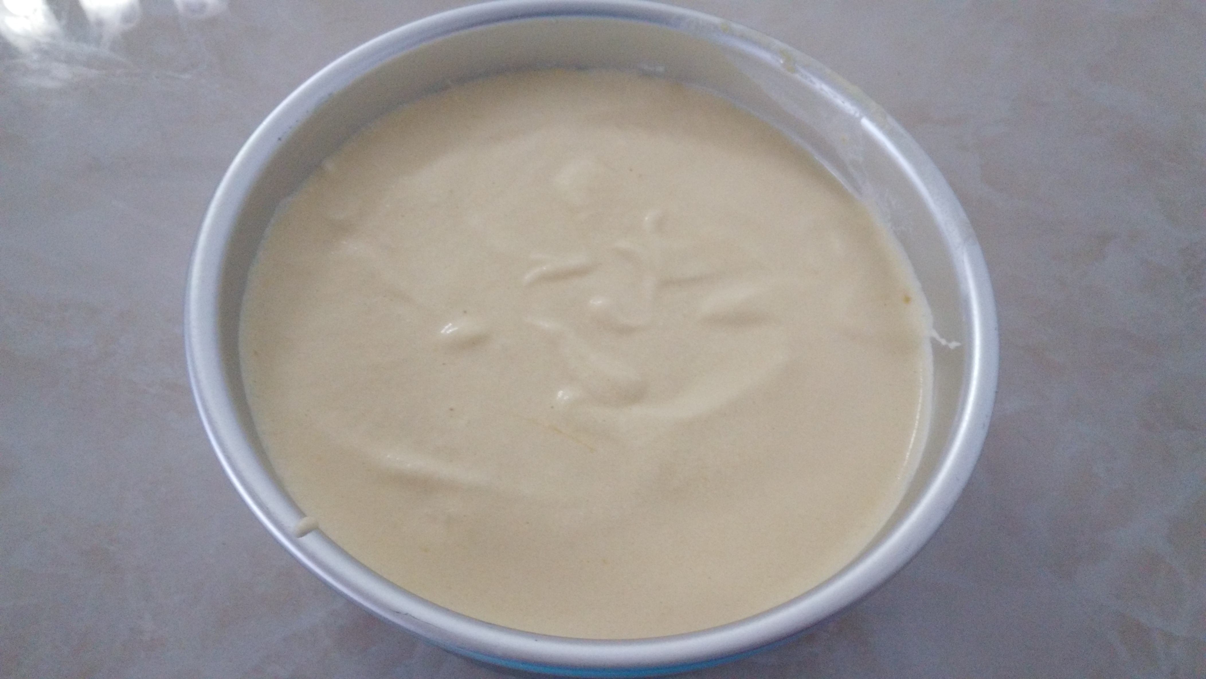果汁戚風蛋糕（低糖低油+普通麪粉）8寸和9寸配方的做法 步骤5