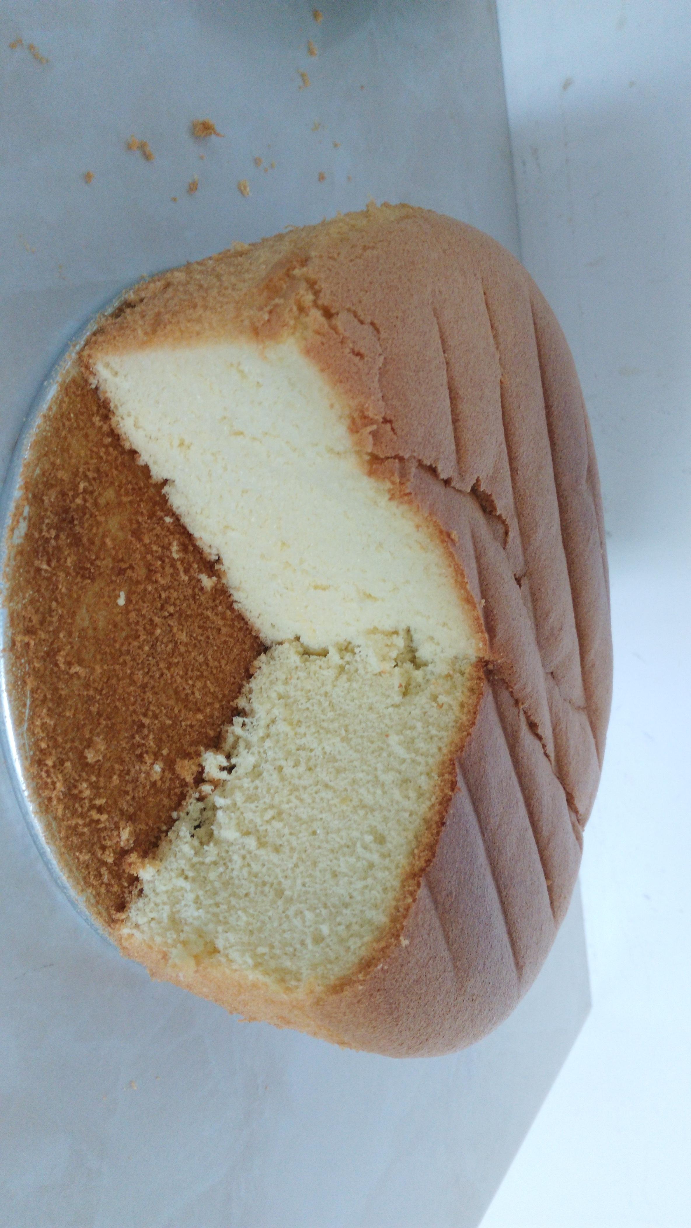 果汁戚風蛋糕（低糖低油+普通麪粉）8寸和9寸配方的做法 步骤11