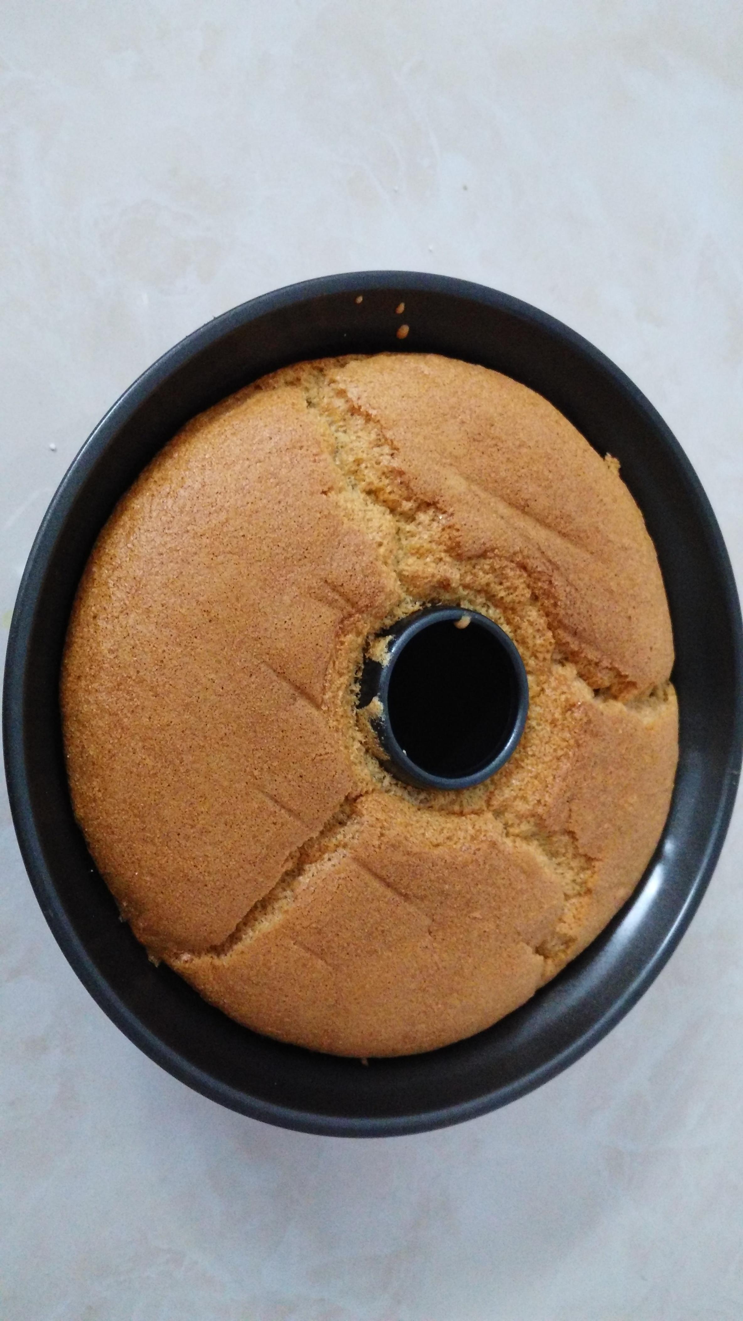 果汁戚風蛋糕（低糖低油+普通麪粉）8寸和9寸配方的做法 步骤17