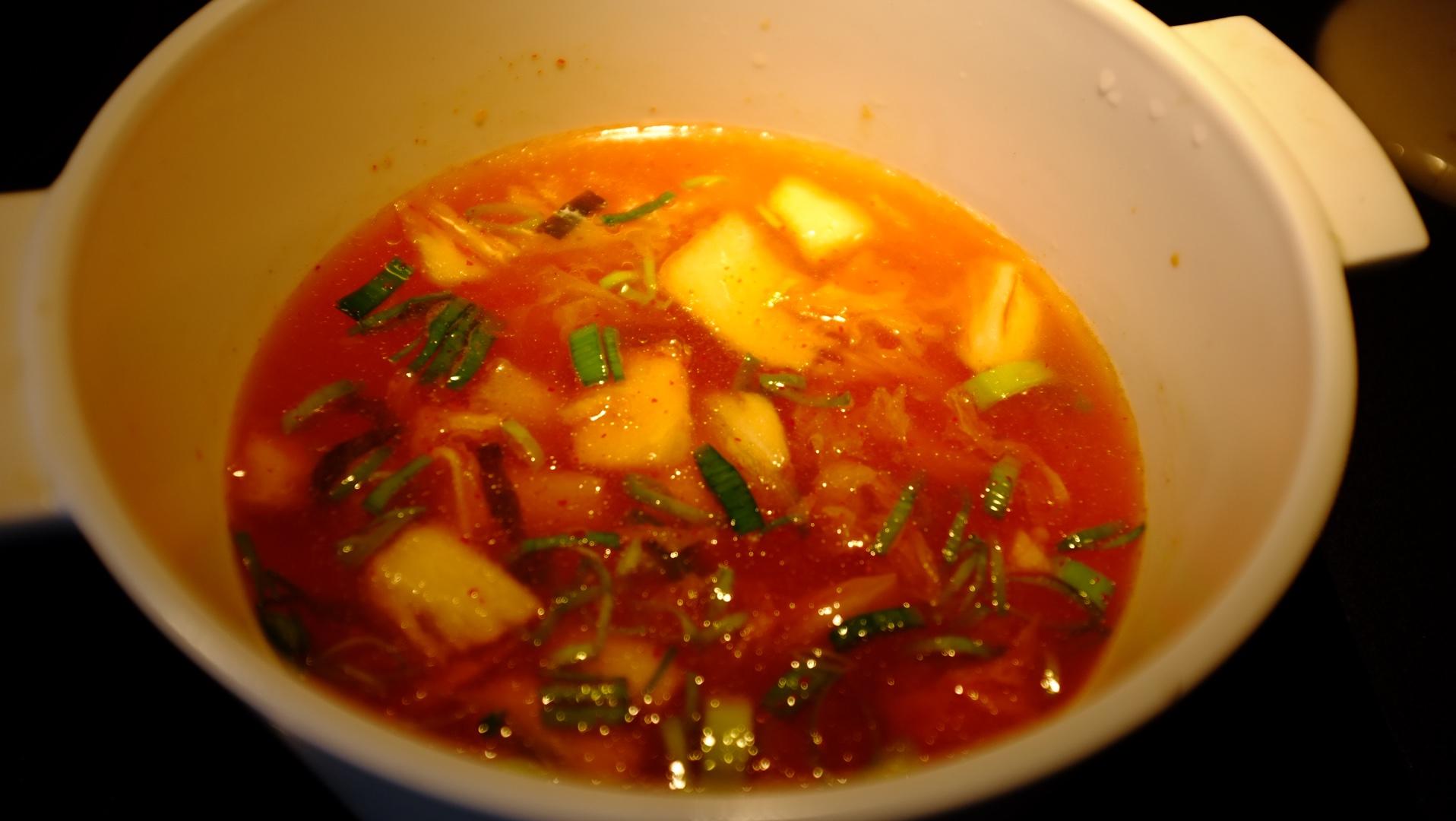 韓式辣白菜海鮮湯的做法 步骤5