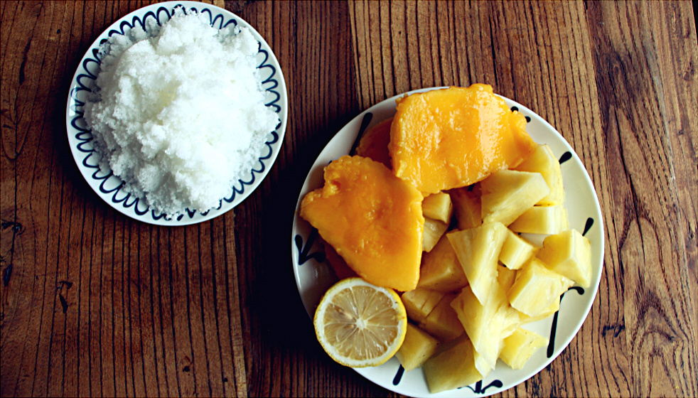 菠蘿芒果果醬——空氣翻炸鍋版的做法 步骤1