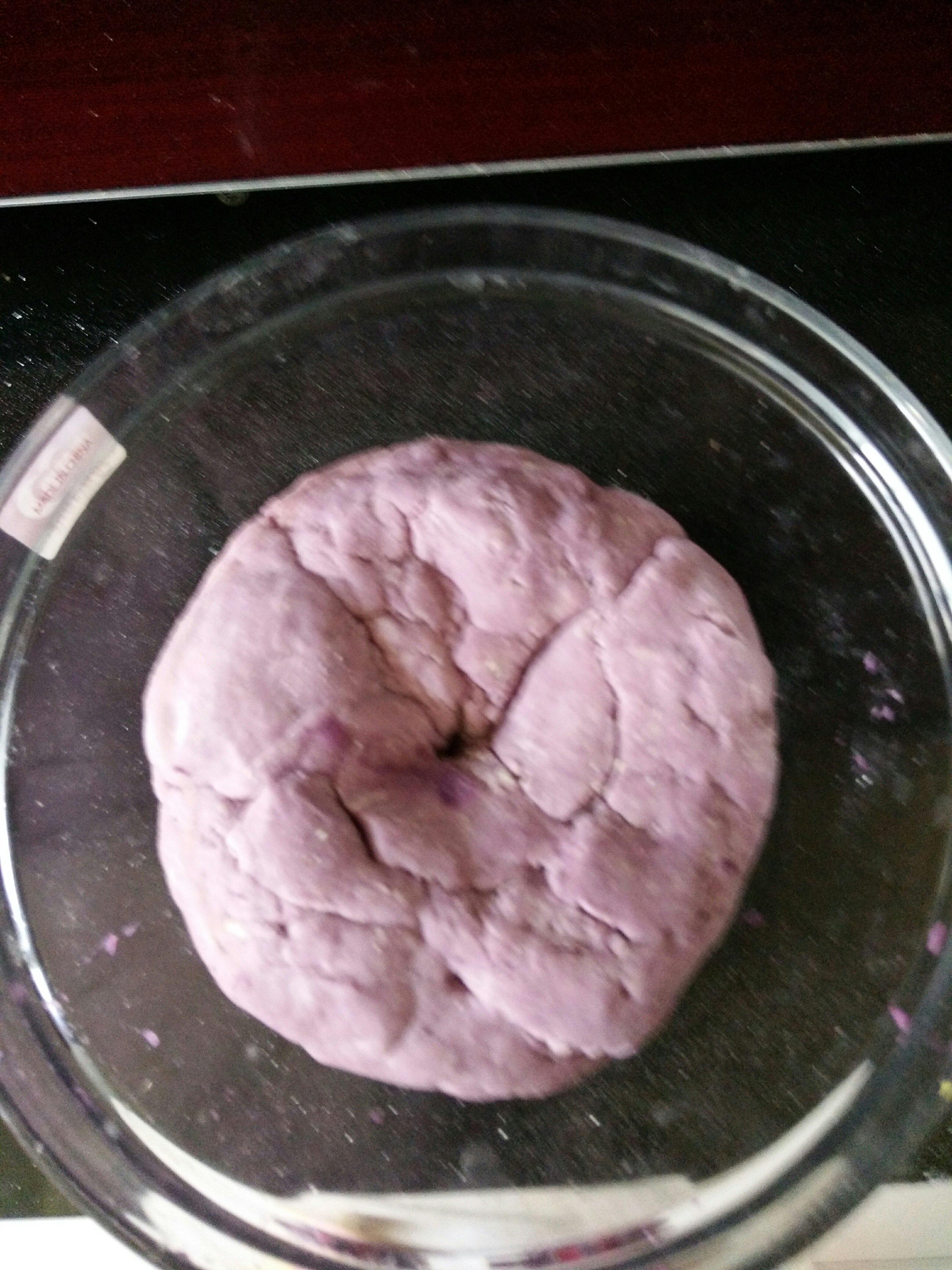 紫薯花捲的做法 步骤3