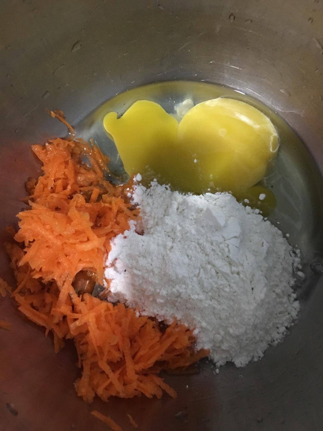 寶寶輔食——黃金鮮蝦餅的做法 步骤4