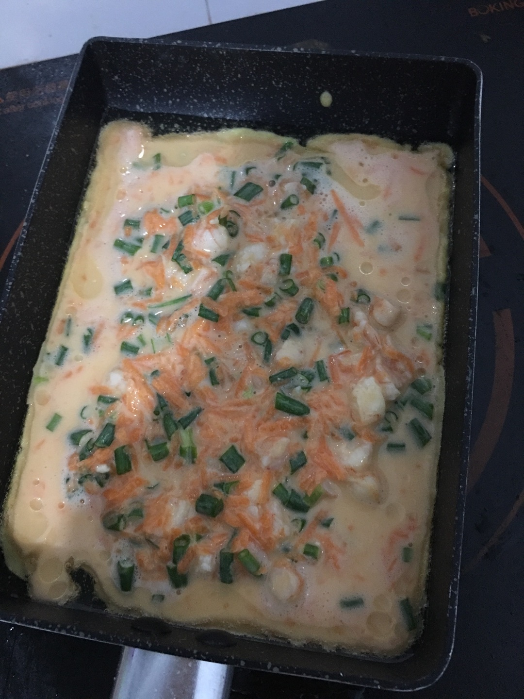 寶寶輔食——黃金鮮蝦餅的做法 步骤7