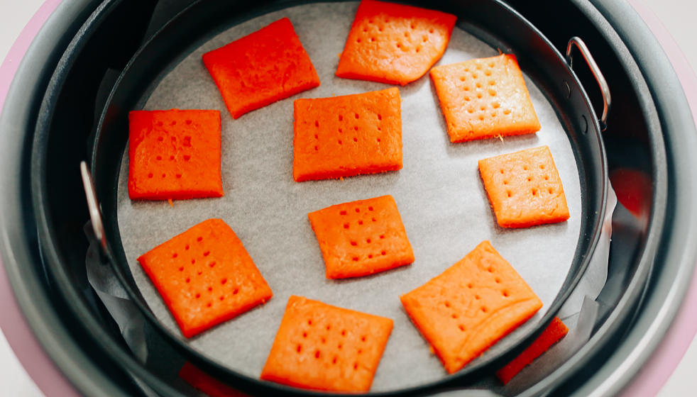 乳酪肉鬆餅—空氣翻炸鍋版的做法 步骤9