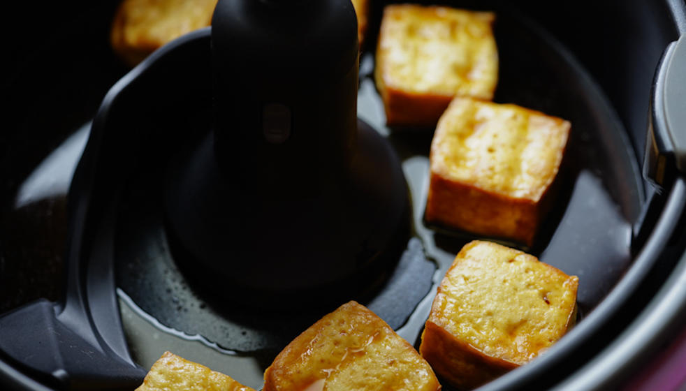 古法煎豆腐-空氣翻炸鍋版的做法 步骤8