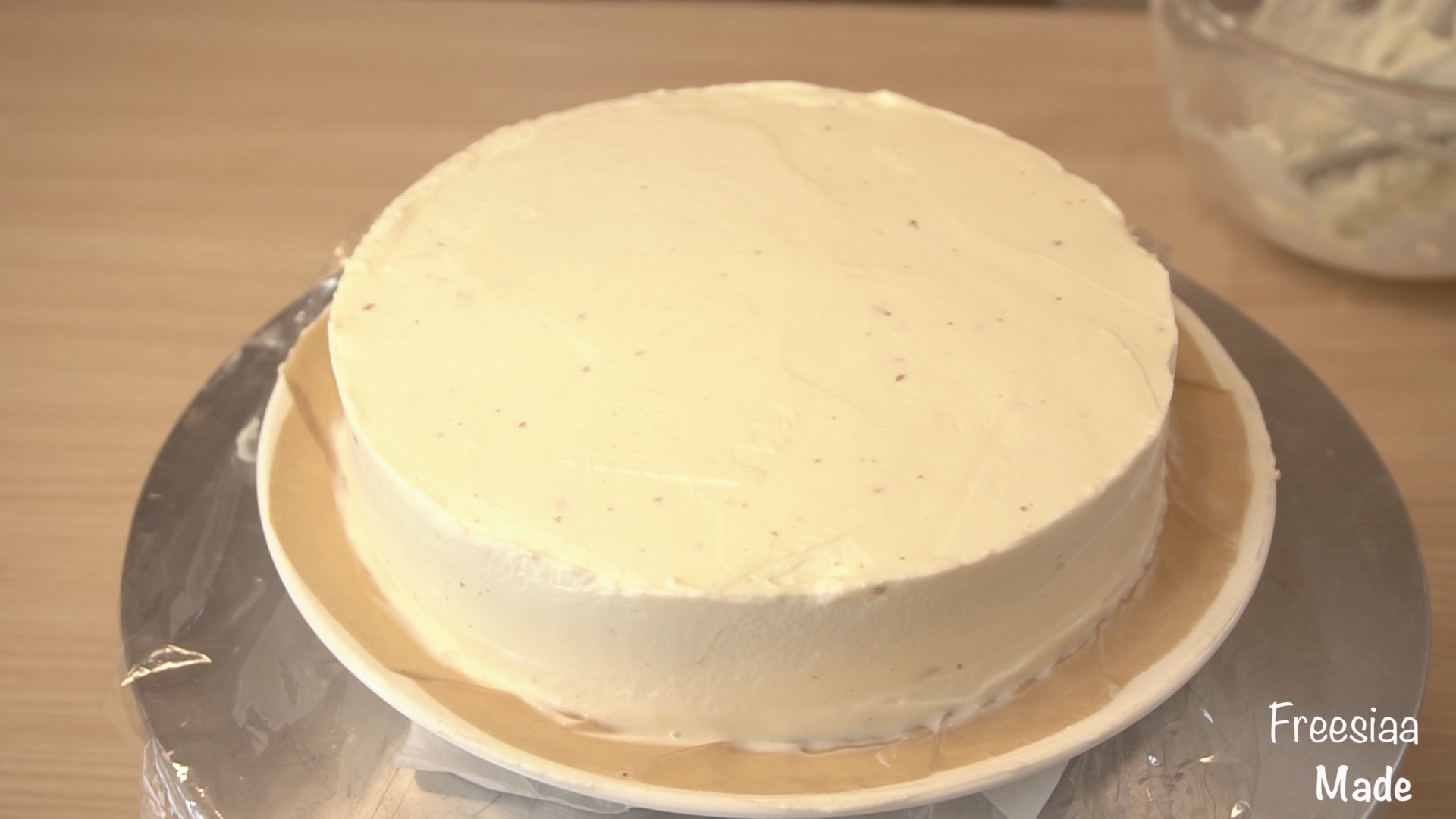 可可戚風 巧克力圍邊奶油蛋糕（視訊菜譜）的做法 步骤14