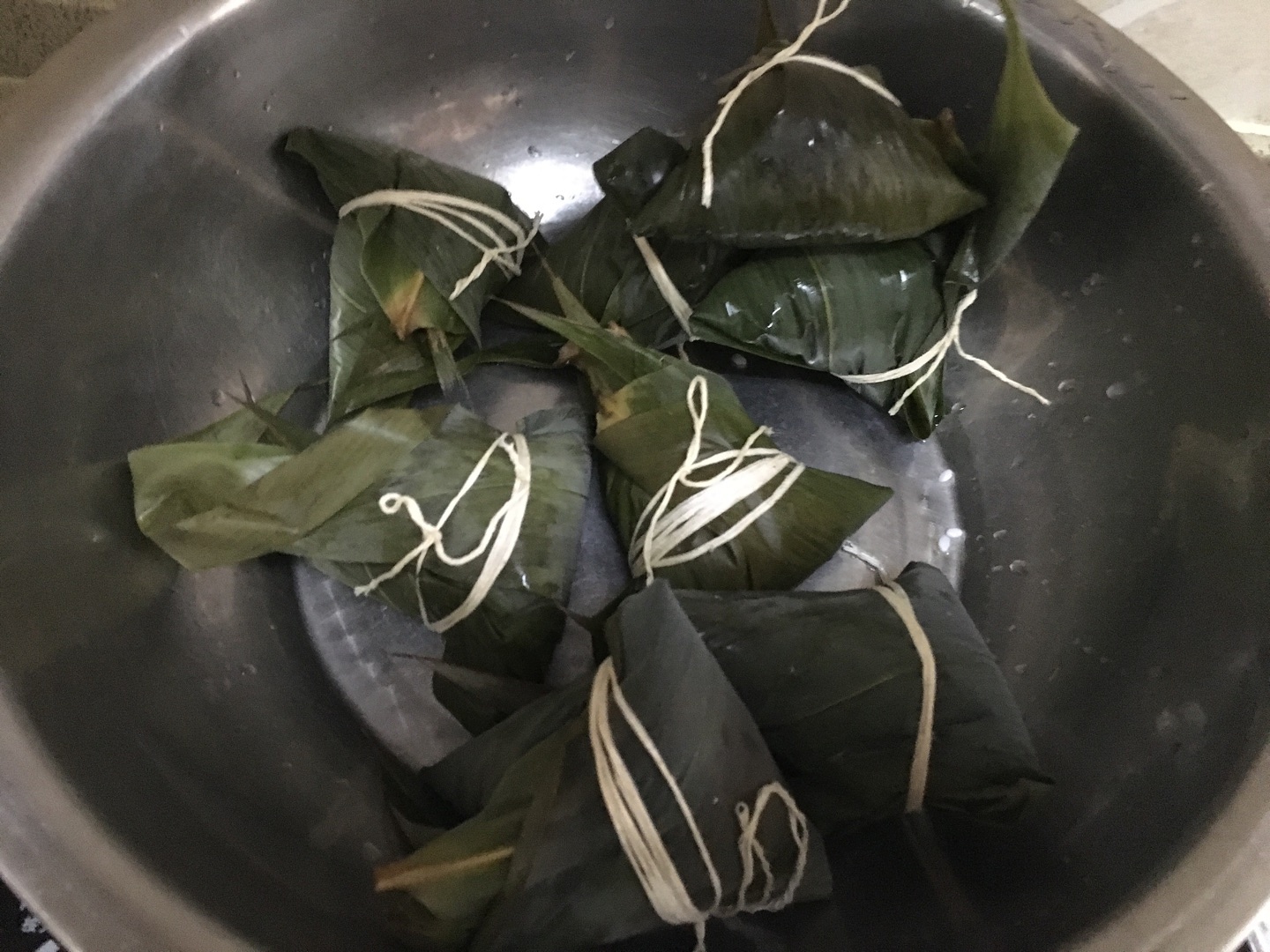 金絲小棗蜜豆粽子的做法 步骤13