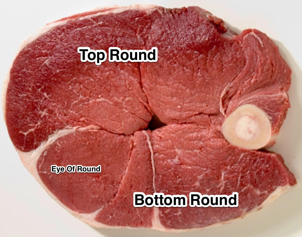 【減脂增肌】高溫快烤牛腿眼肉 Roasted eye round beef的做法 步骤1