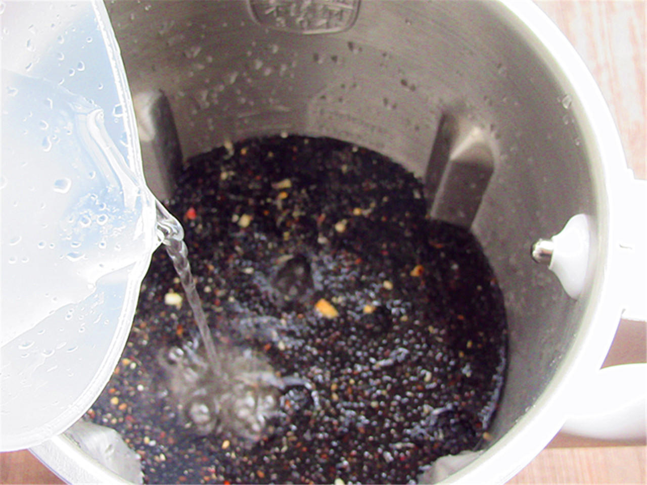 黑芝麻花生香濃豆漿的做法 步骤8