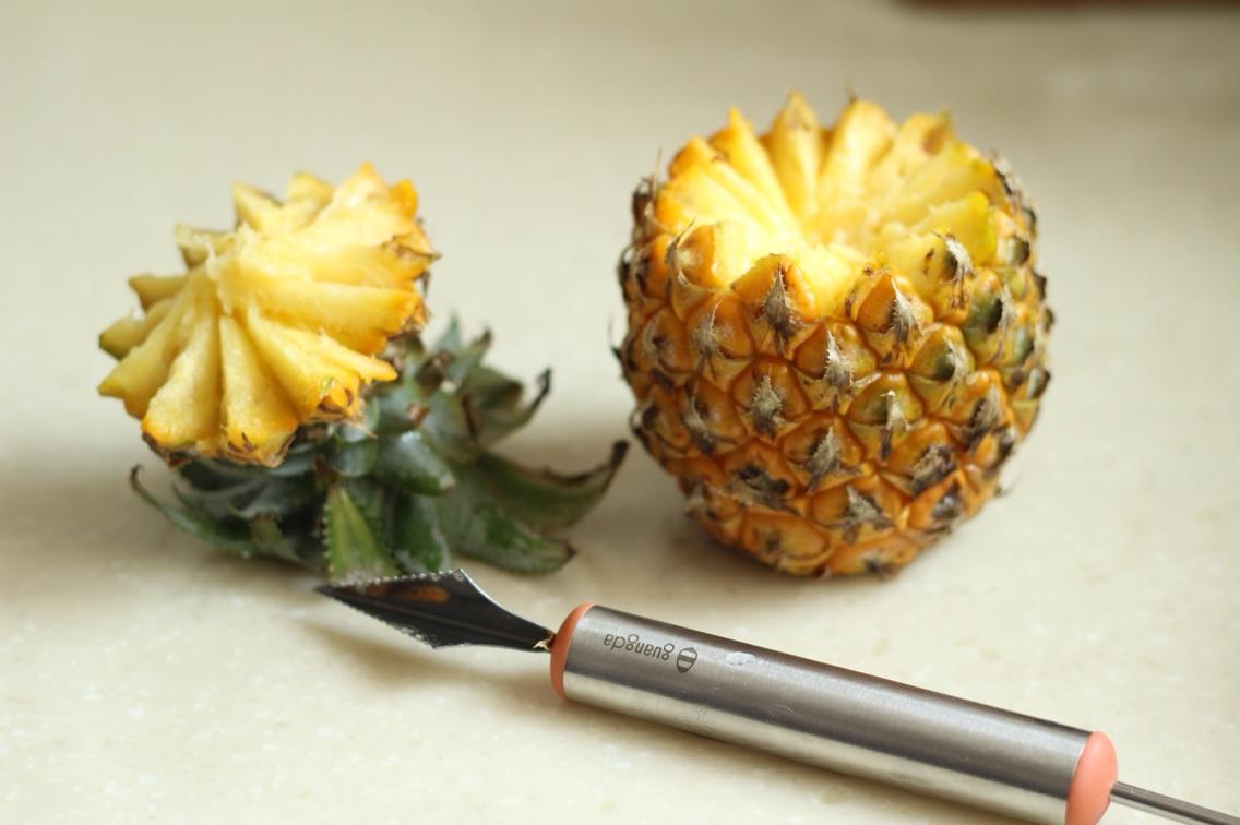 百香果菠蘿刨冰 Pineapple&Passion fruit Ice的做法 步骤2