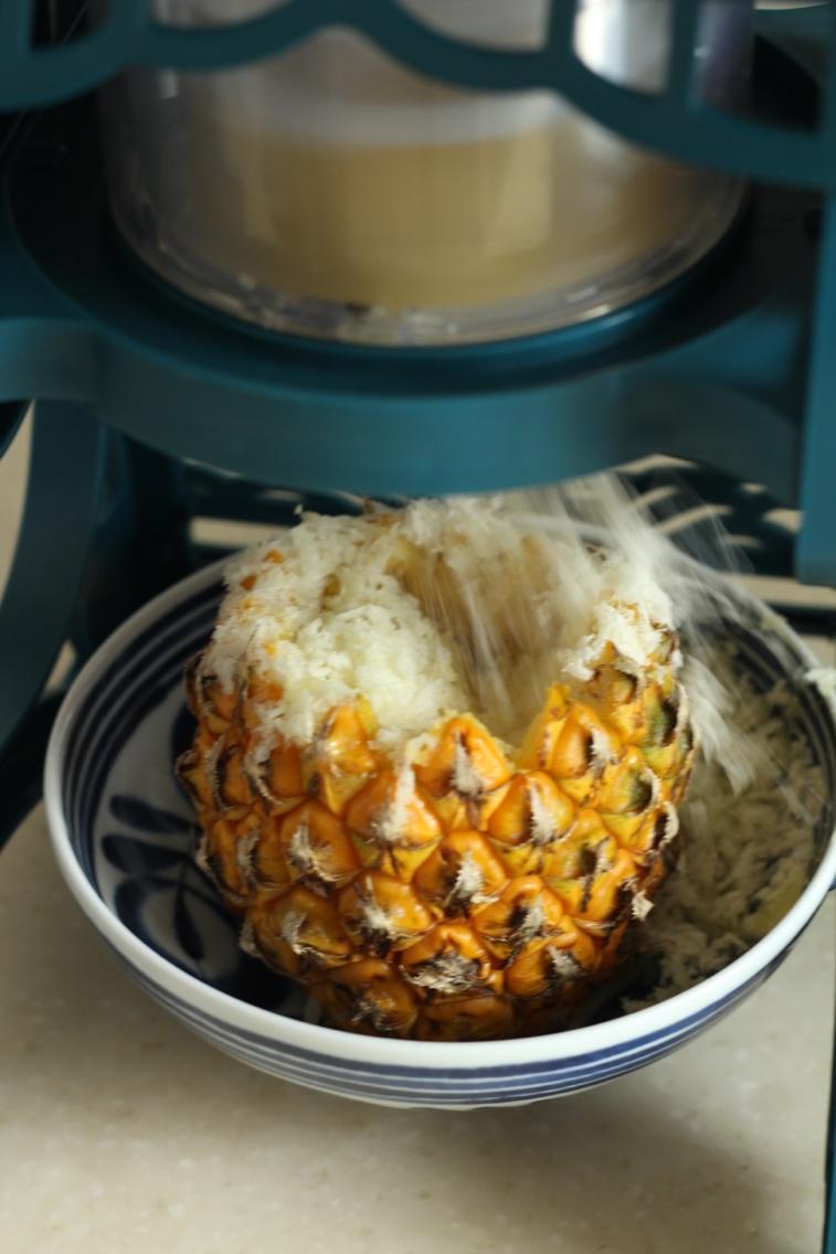 百香果菠蘿刨冰 Pineapple&Passion fruit Ice的做法 步骤7