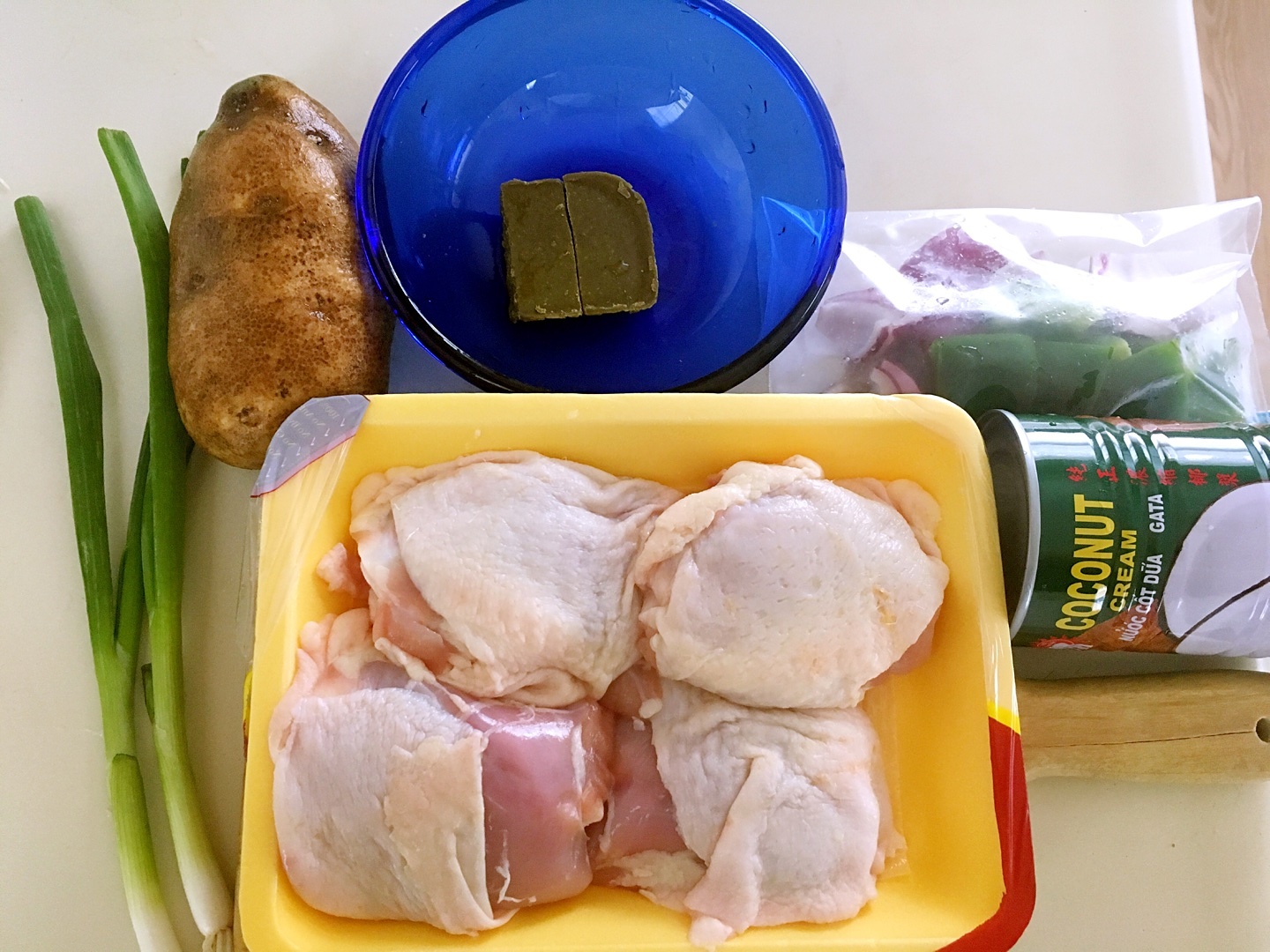 椰漿咖哩雞的做法 步骤1