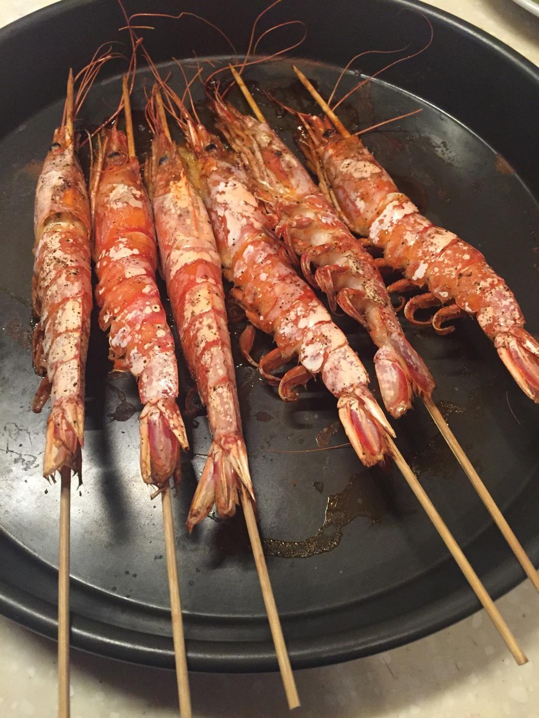 海鹽烤西班牙大紅蝦的做法 步骤2