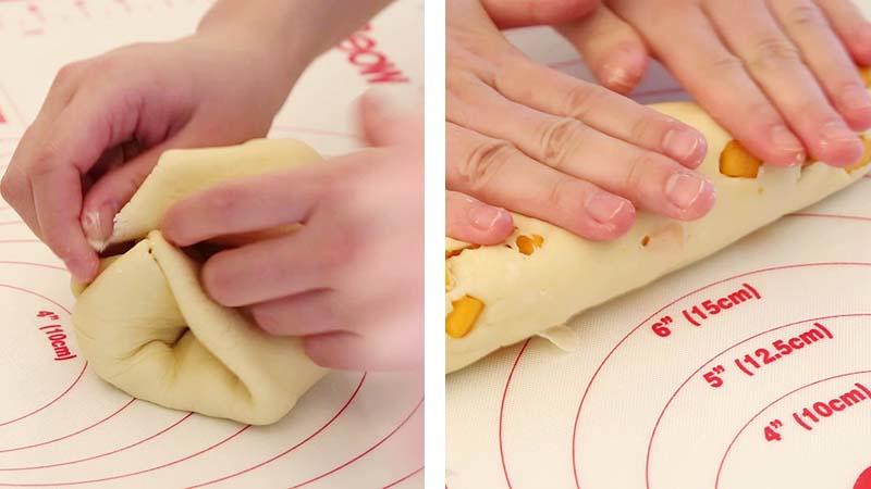 寶寶輔食微課堂 粗糧奶黃饅頭的做法 步骤13