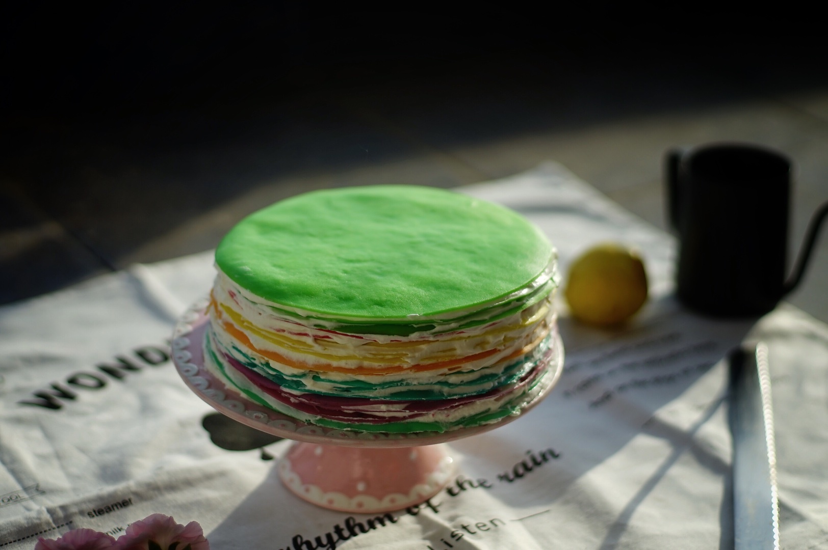 彩虹千層蛋糕的做法 步骤13