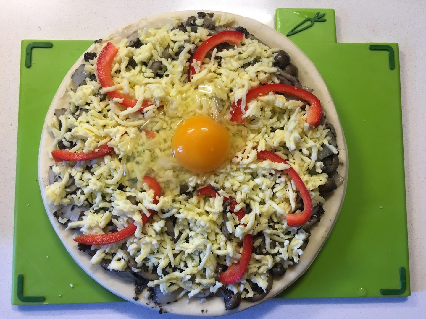 黑松露菌菇披薩的做法 步骤4