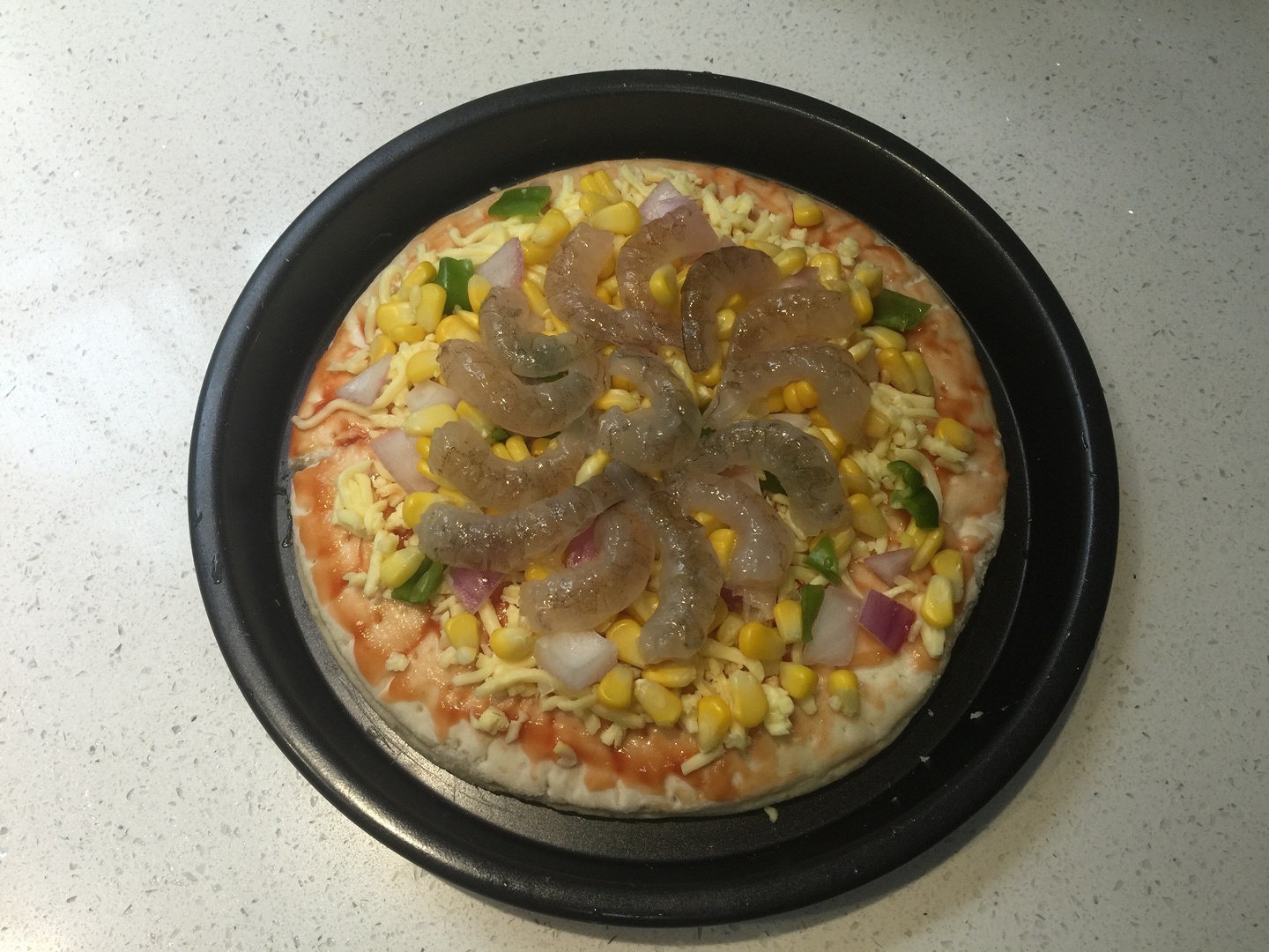 鮮蝦披薩&培根披薩的做法 步骤10