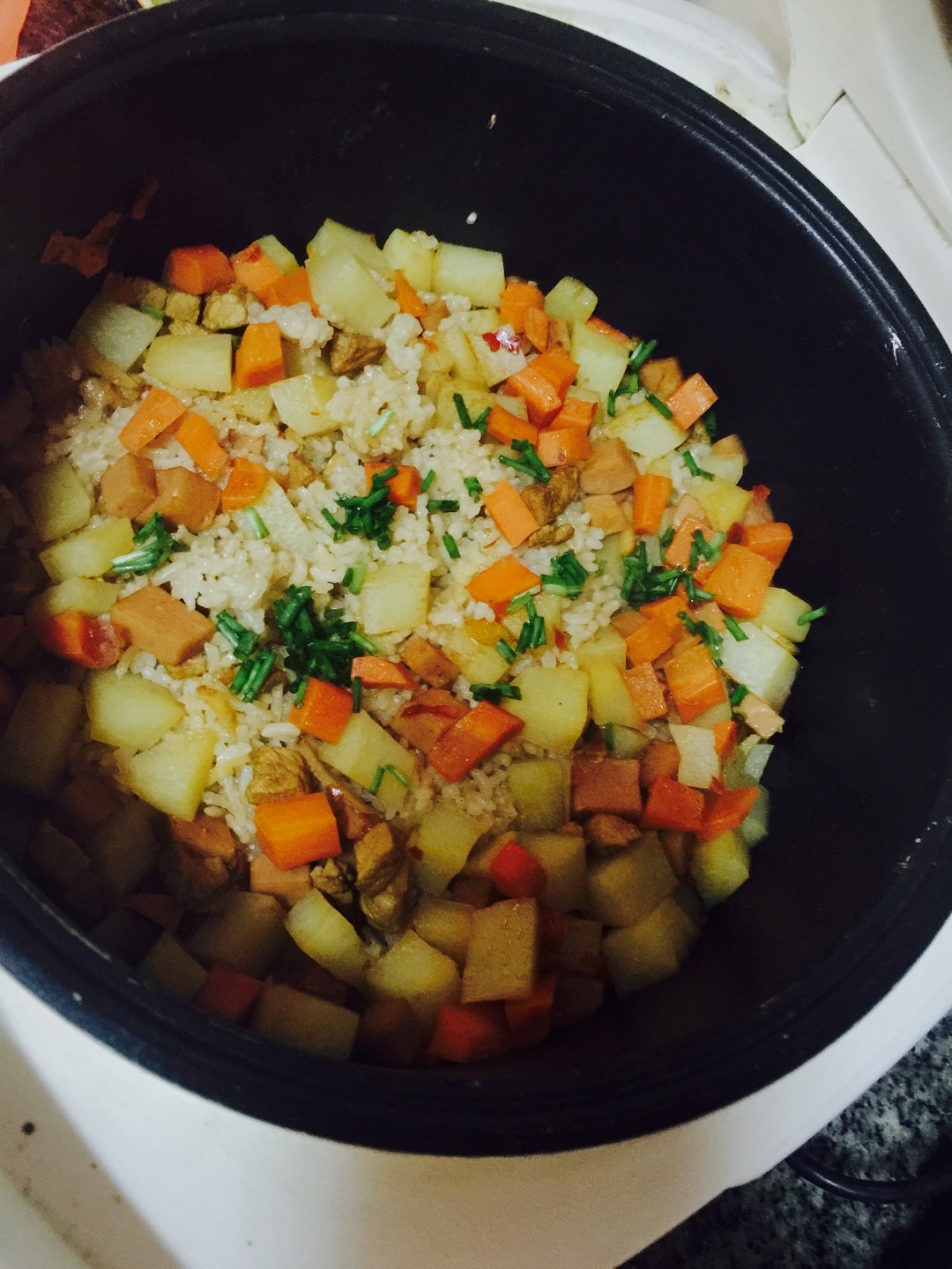 高逼格土豆悶飯的做法 步骤5