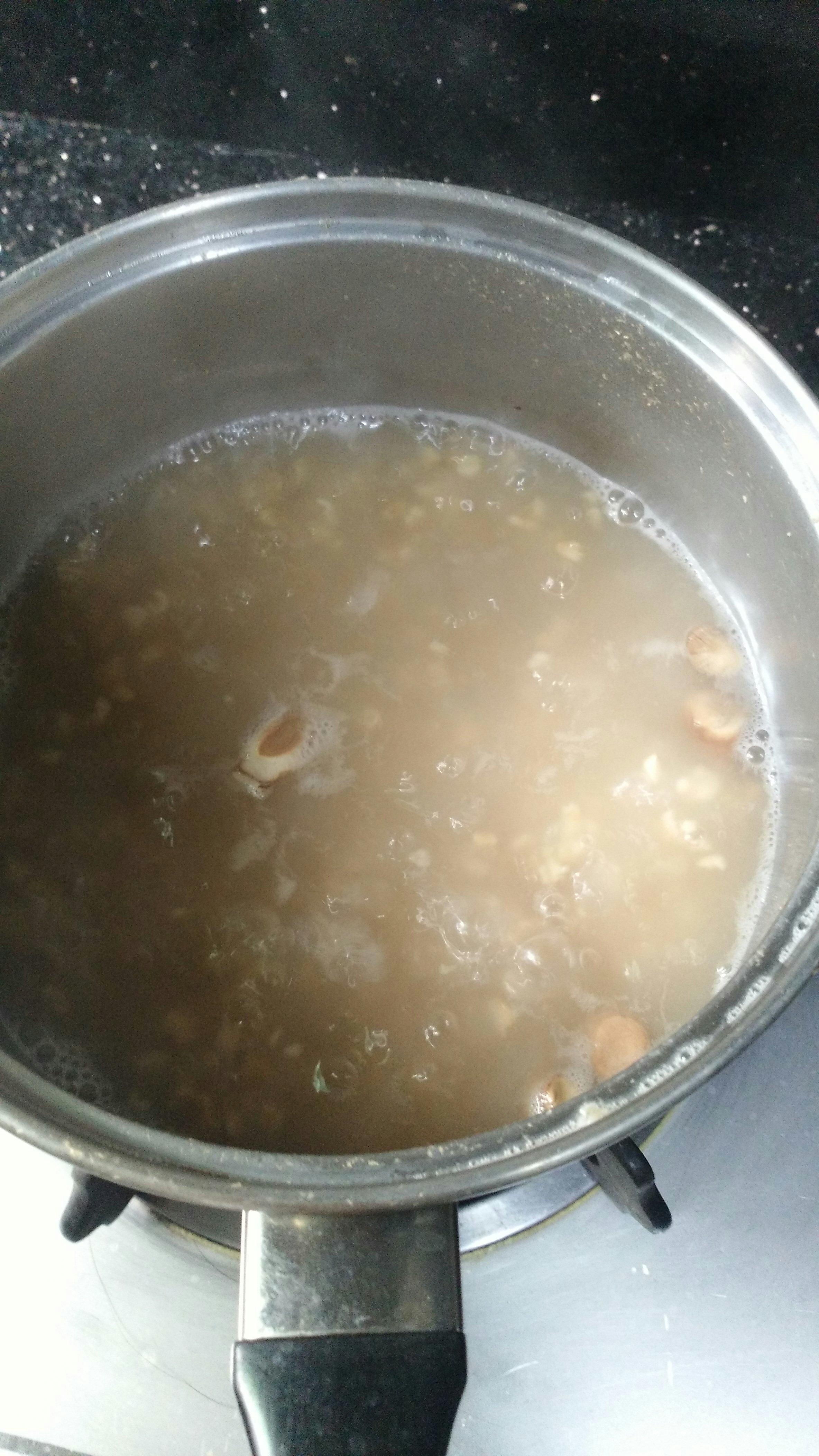 香菇乾貝燕麥粥的做法 步骤2