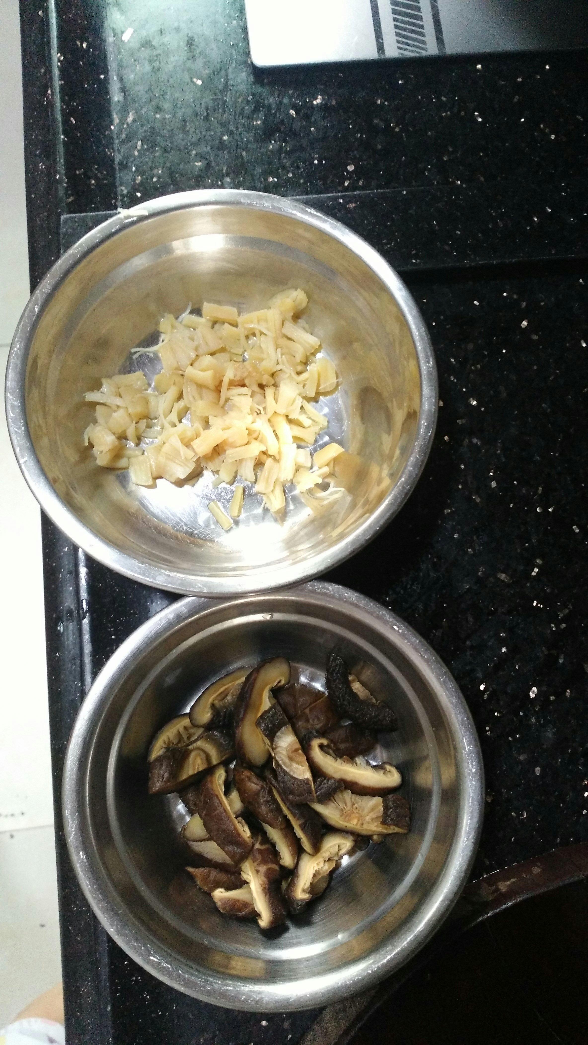 香菇乾貝燕麥粥的做法 步骤3