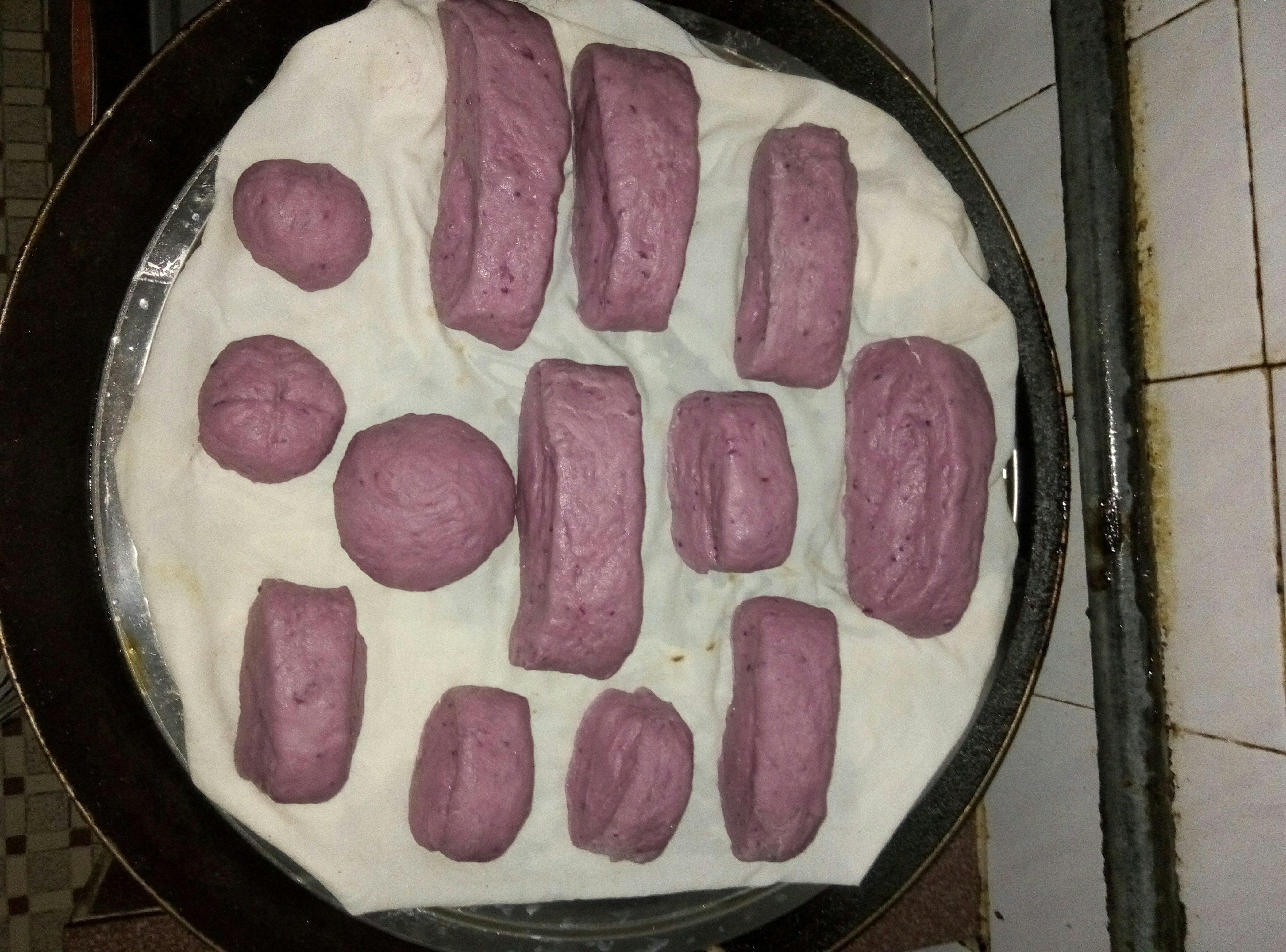 紫薯饅頭包子的做法 步骤5