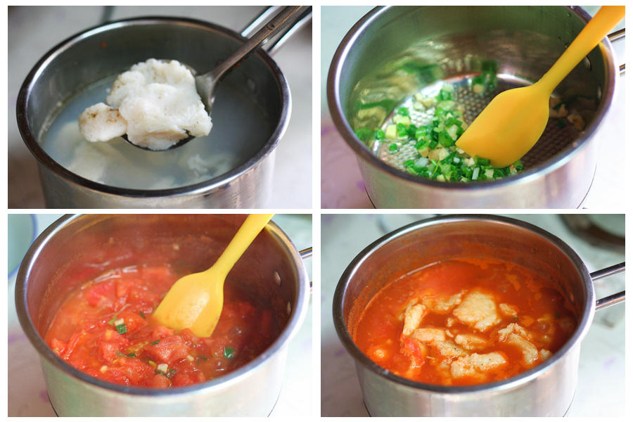 下飯神器--番茄龍利魚的做法 步骤2