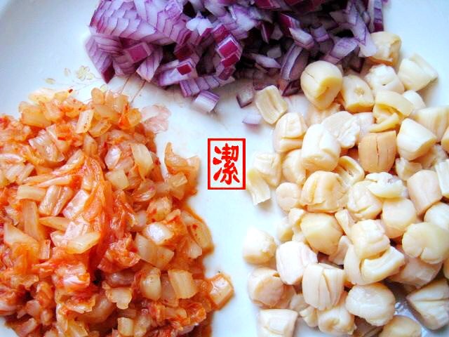 韓式泡菜瑤柱炒飯的做法 步骤1